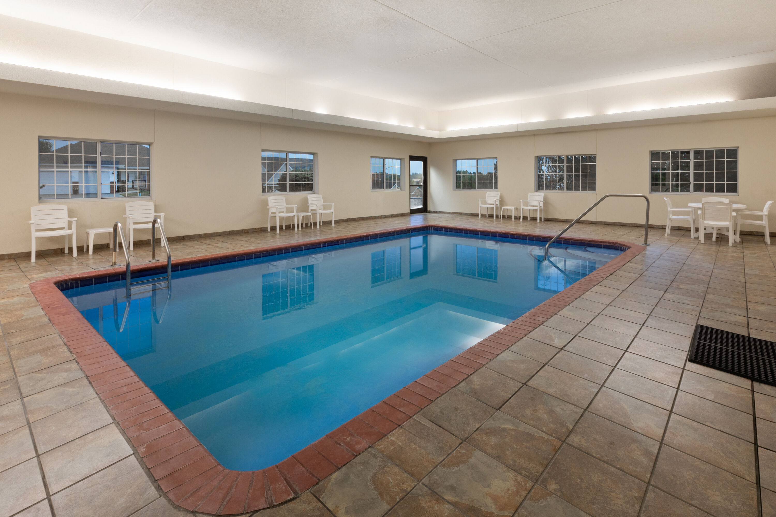 Indoor pool at the Baymont by Wyndham Harlan in Harlan, Iowa