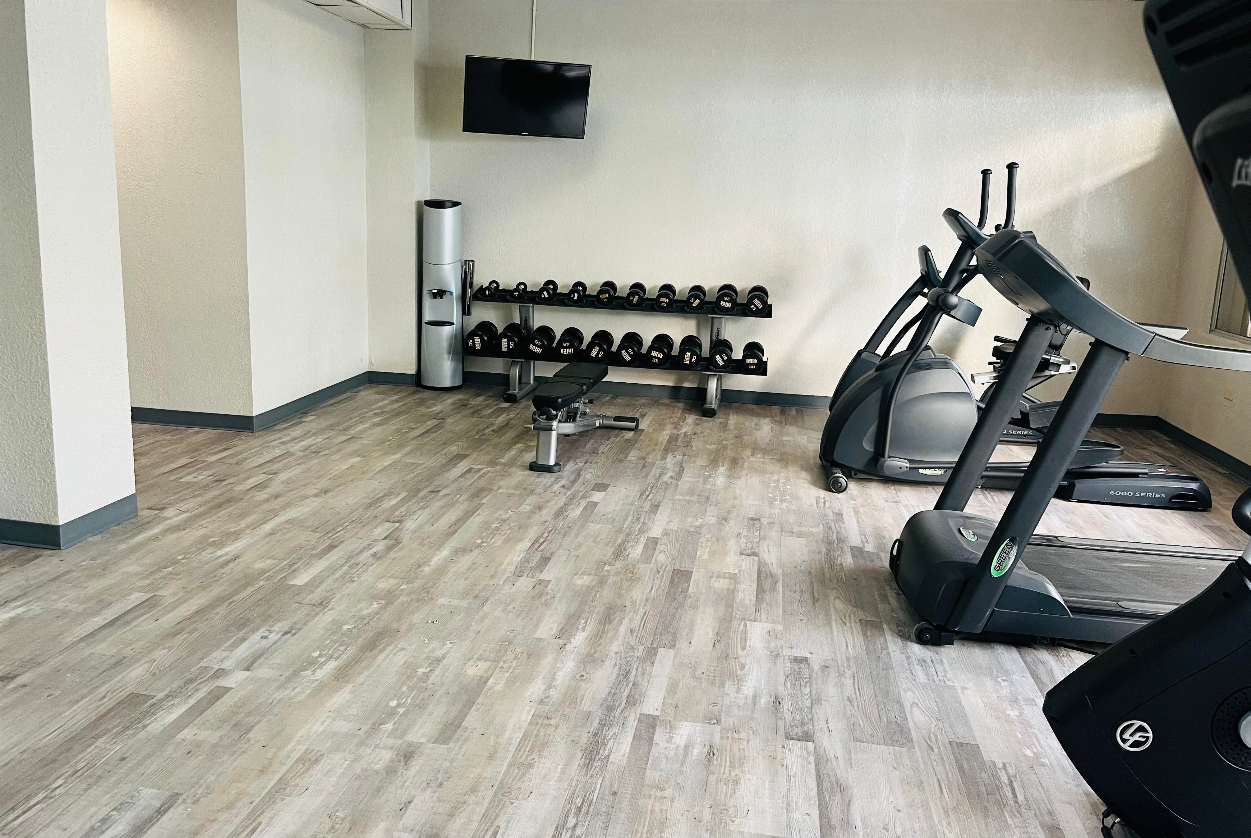 Fitness room at Baymont by Wyndham Keokuk in Keokuk, Iowa