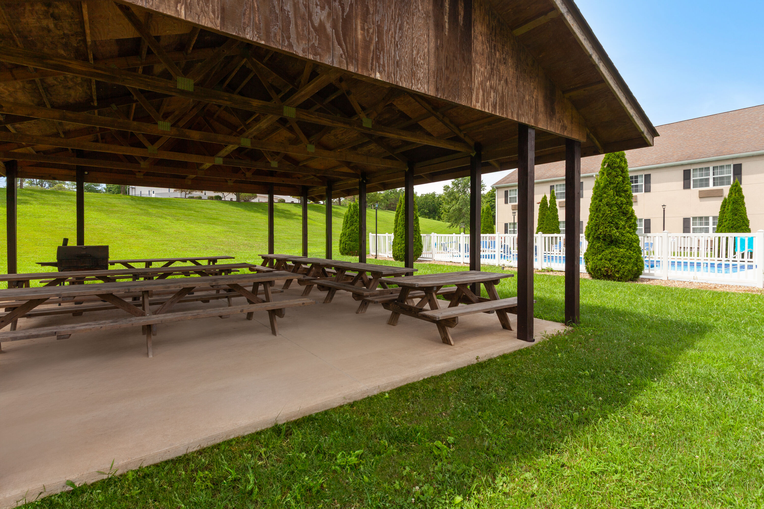 BBQ grill at Baymont by Wyndham Chester IL in Chester, Illinois