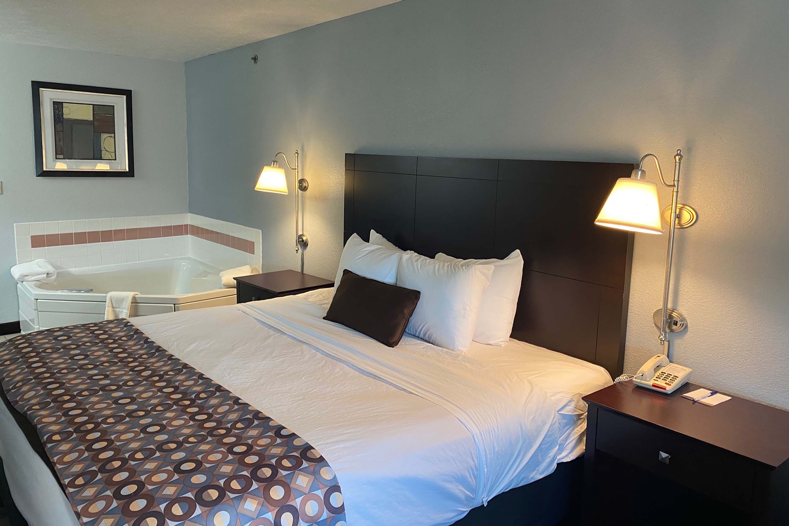 Guest room at the Baymont by Wyndham Danville IL in Danville, Illinois