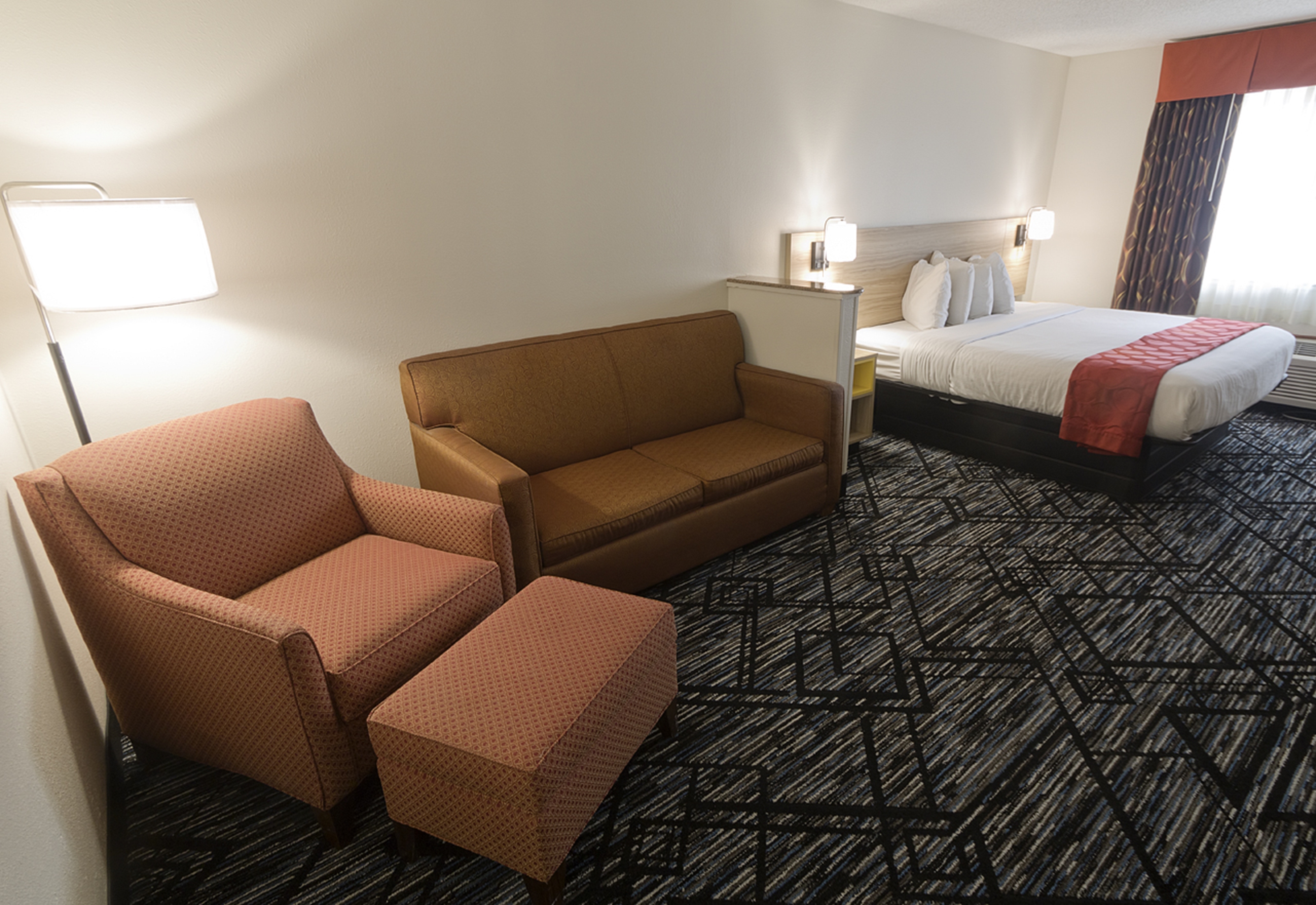 Guest room at the Baymont by Wyndham Decatur IL North in Decatur, Illinois