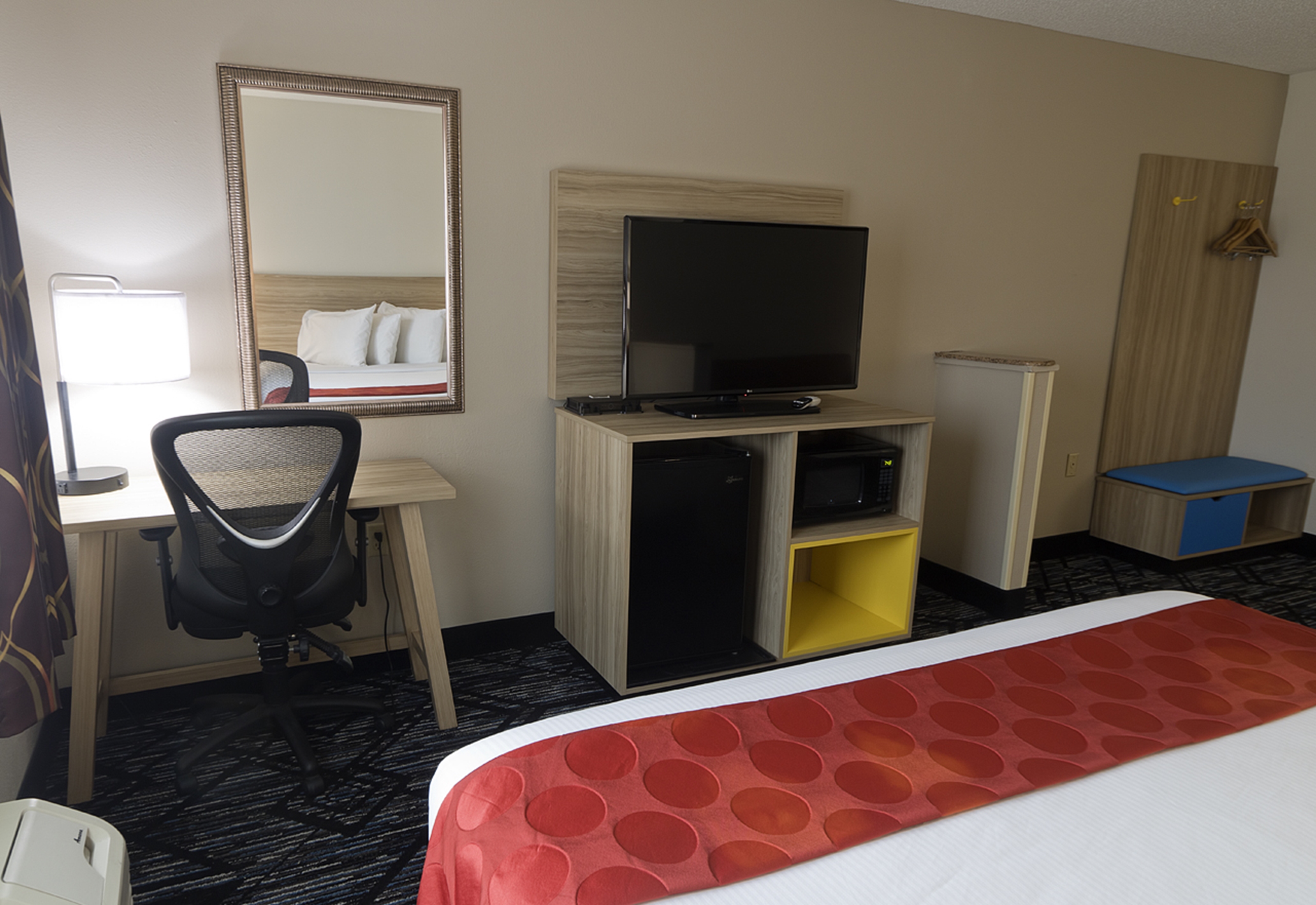 Guest room at the Baymont by Wyndham Decatur IL North in Decatur, Illinois