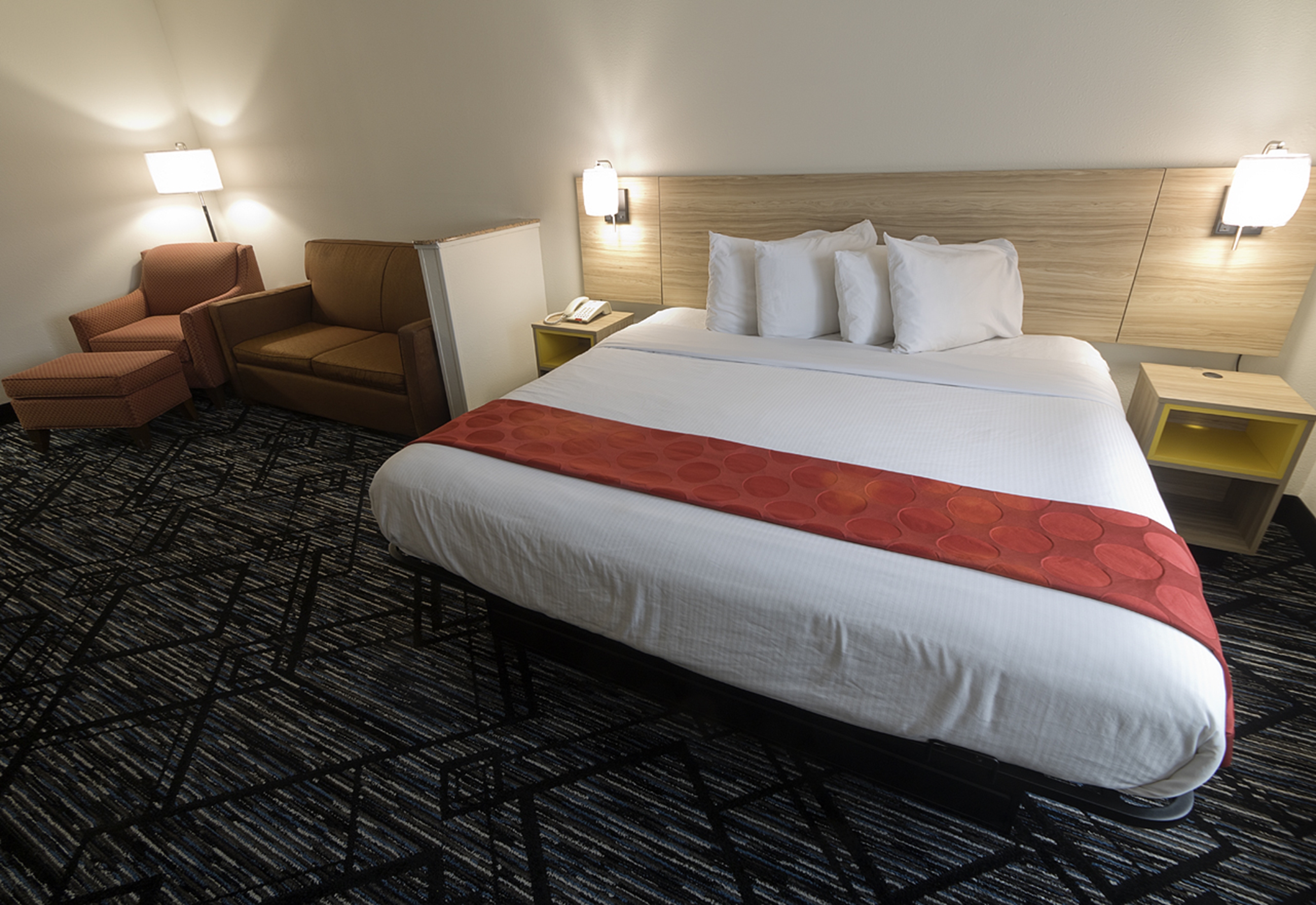 Guest room at the Baymont by Wyndham Decatur IL North in Decatur, Illinois