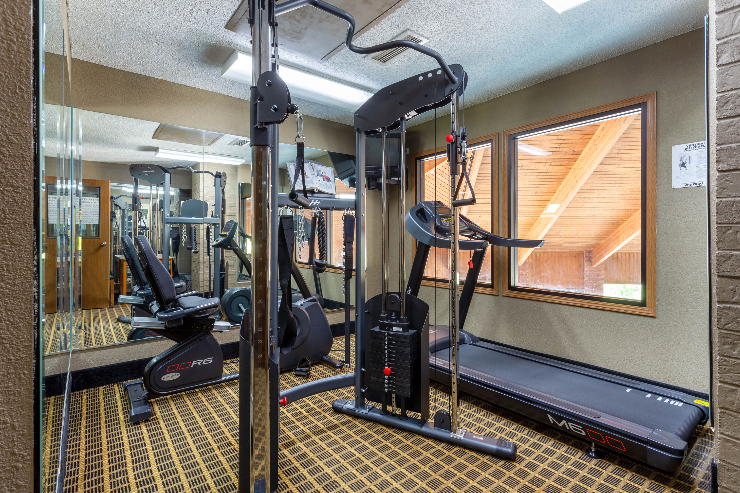 Fitness room at Baymont by Wyndham Harvard in Harvard, Illinois
