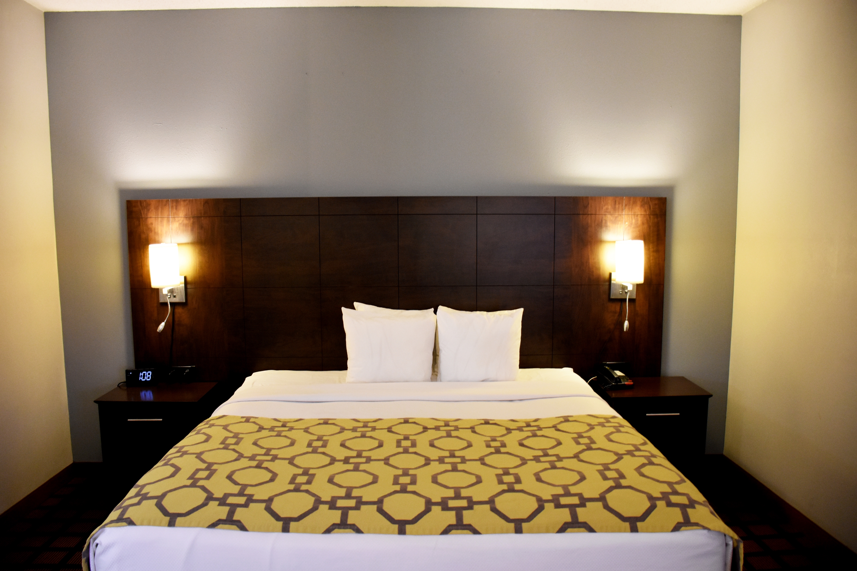 Guest room at the Baymont by Wyndham Morton in Morton, Illinois