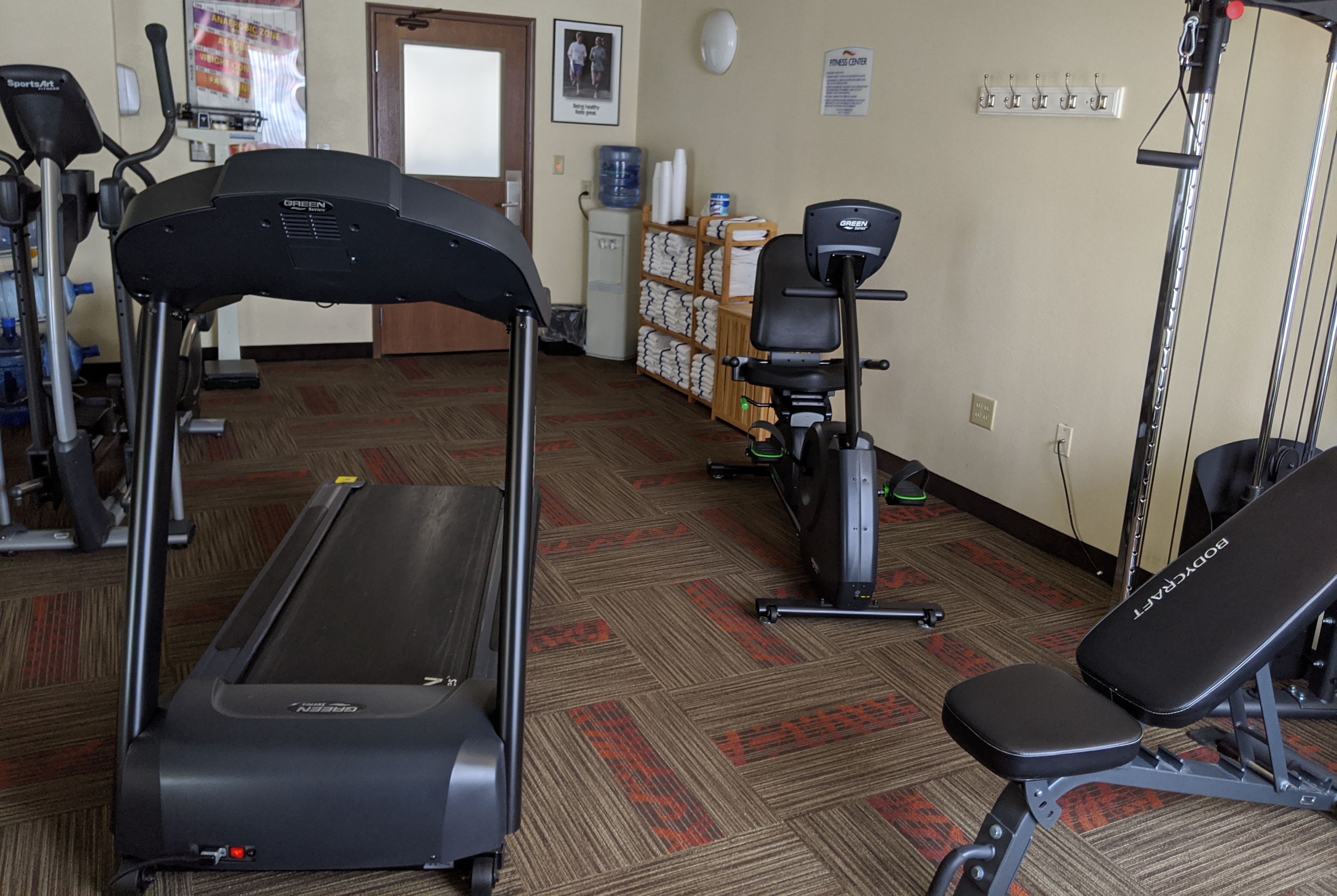 Fitness room at Baymont by Wyndham Rockford in Rockford, Illinois