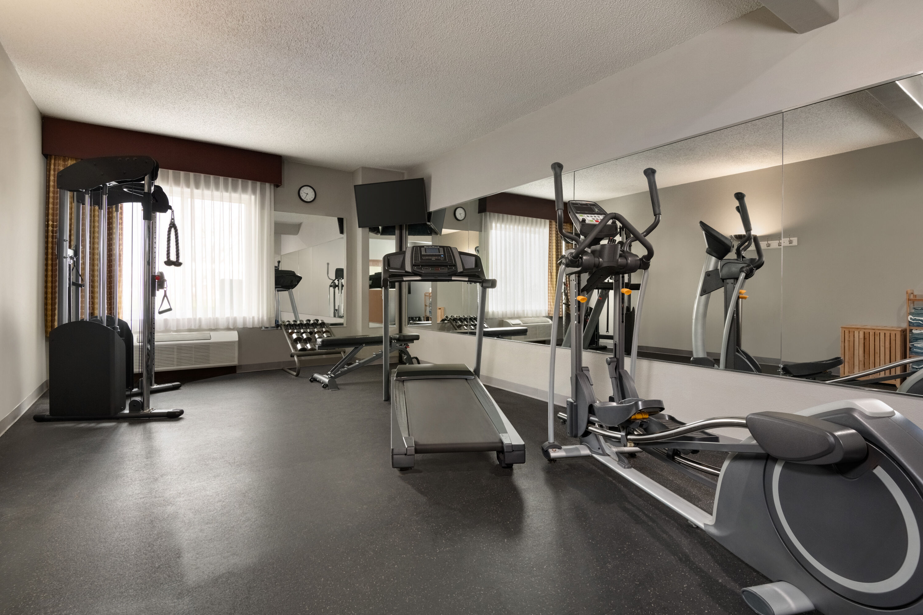 Fitness room at Baymont by Wyndham Rockford in Rockford, Illinois