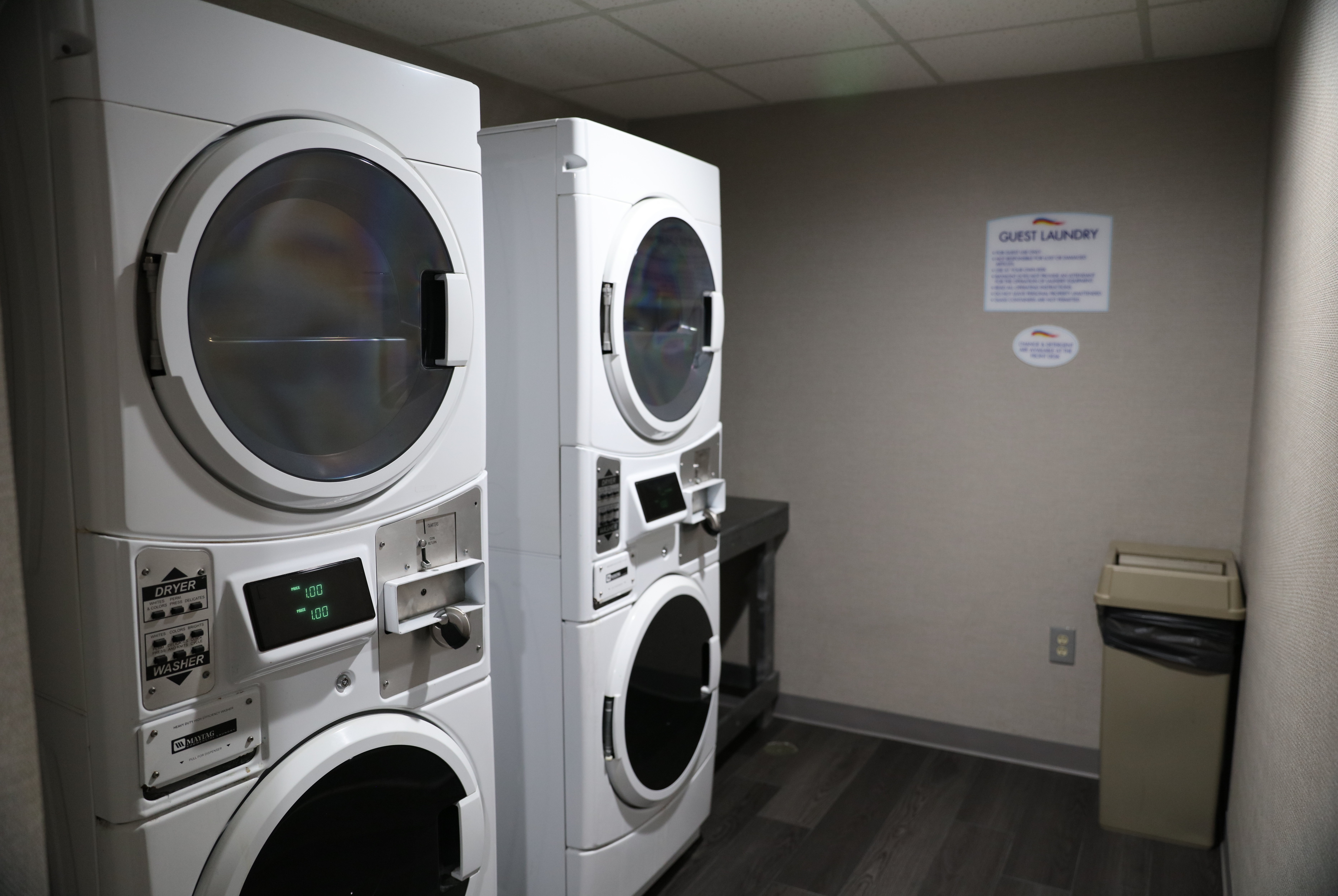 Laundry facilities at Baymont by Wyndham Rockford in Rockford, Illinois