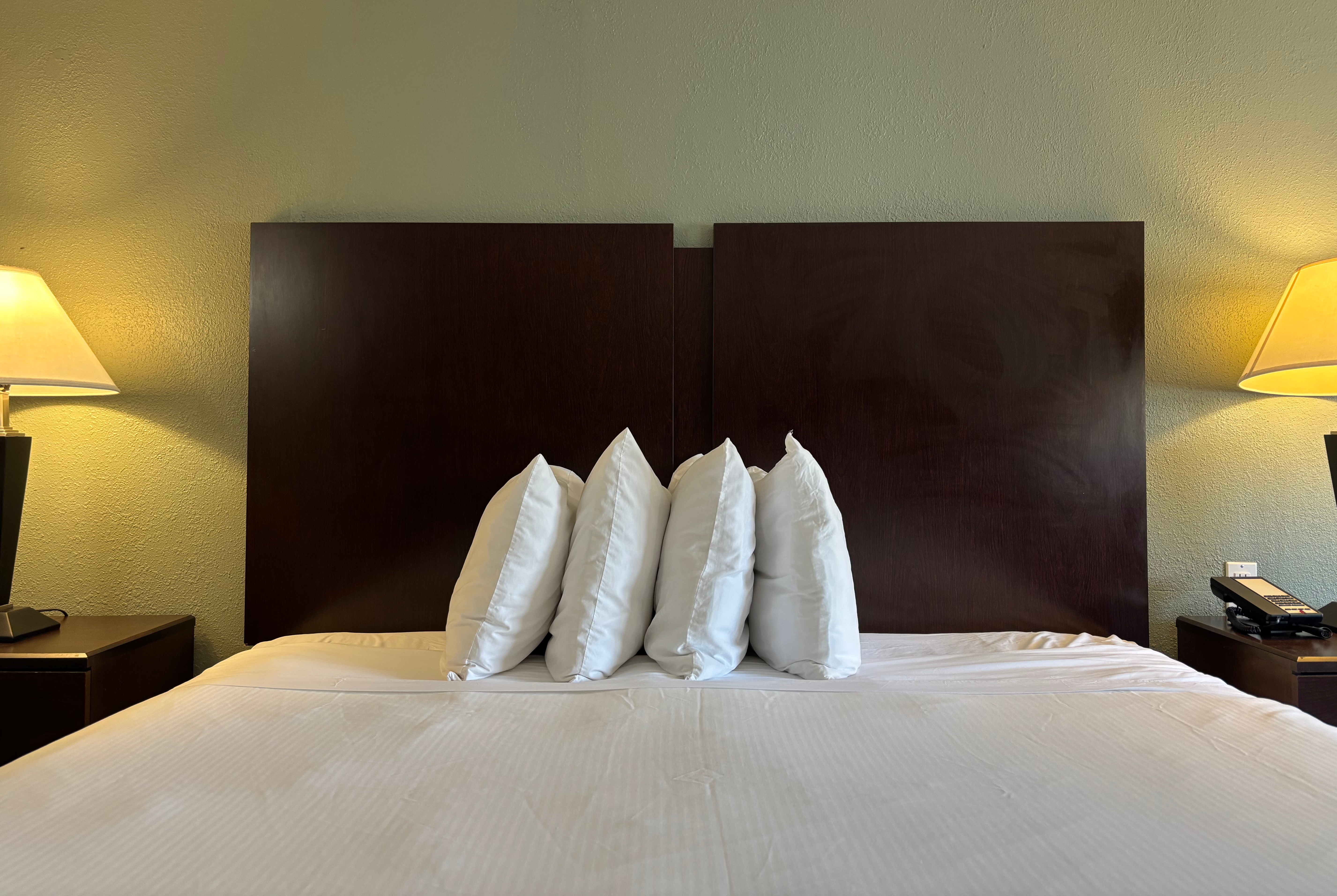 Guest room at the Baymont by Wyndham Tuscola in Tuscola, Illinois