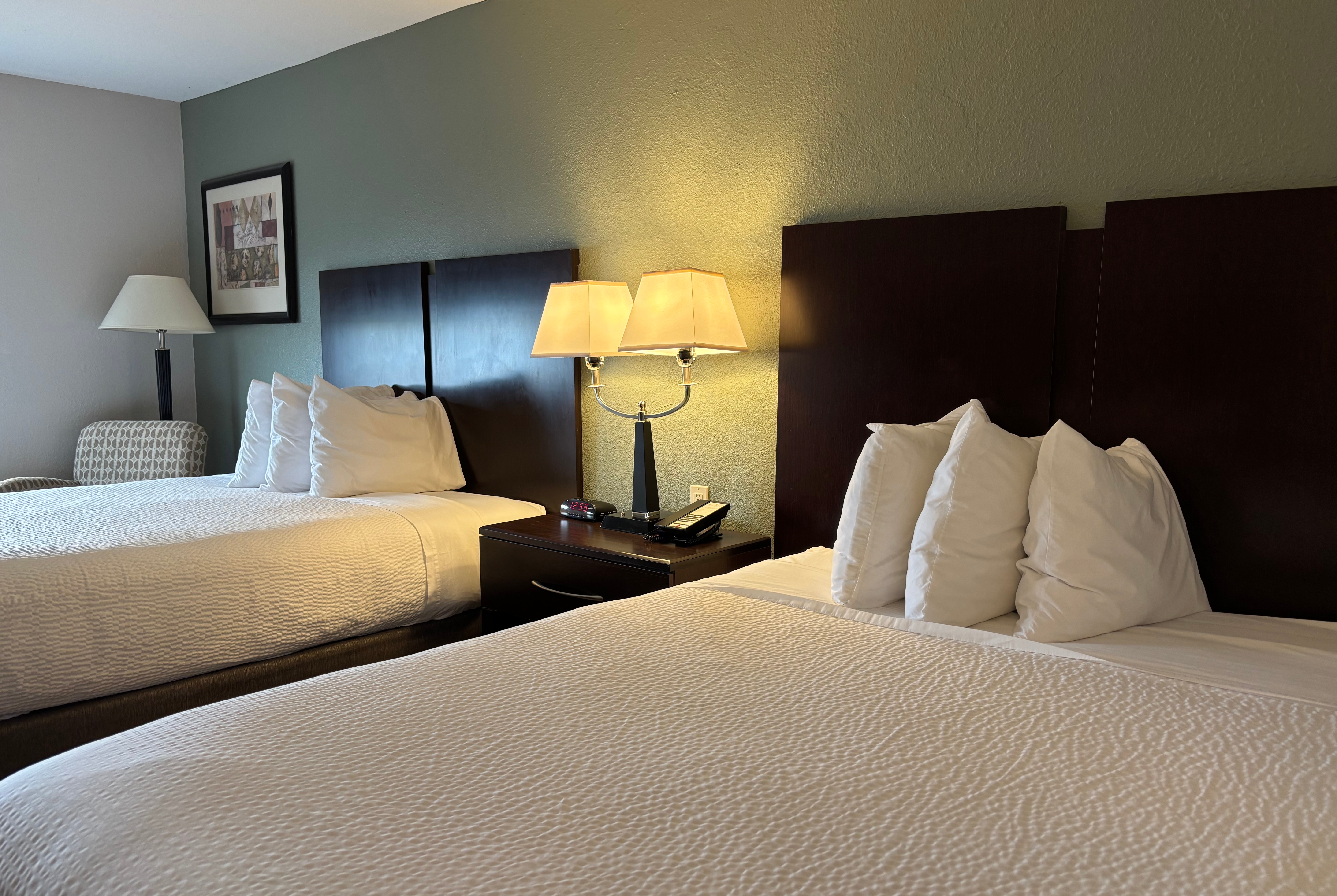 Guest room at the Baymont by Wyndham Tuscola in Tuscola, Illinois