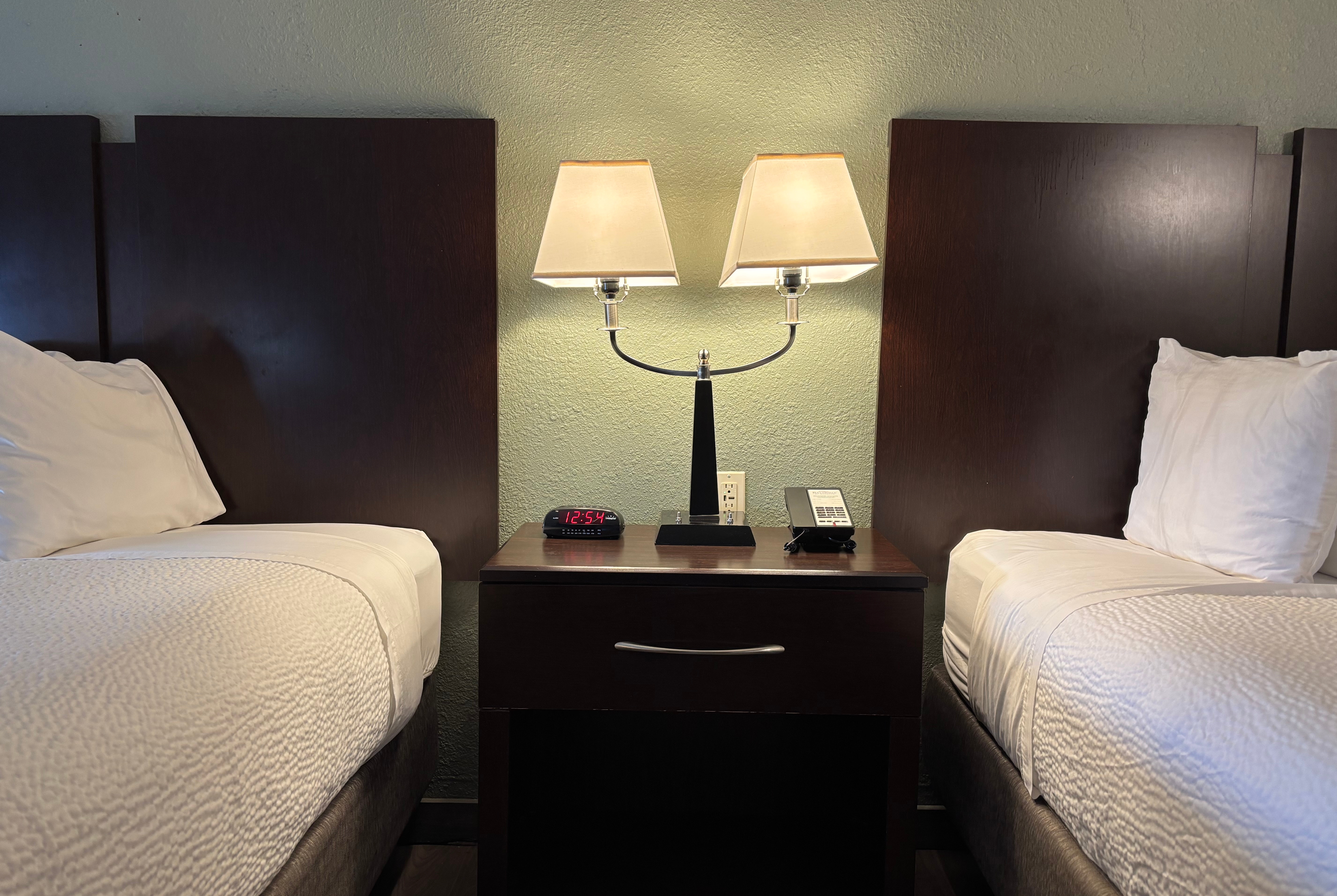 Guest room at the Baymont by Wyndham Tuscola in Tuscola, Illinois