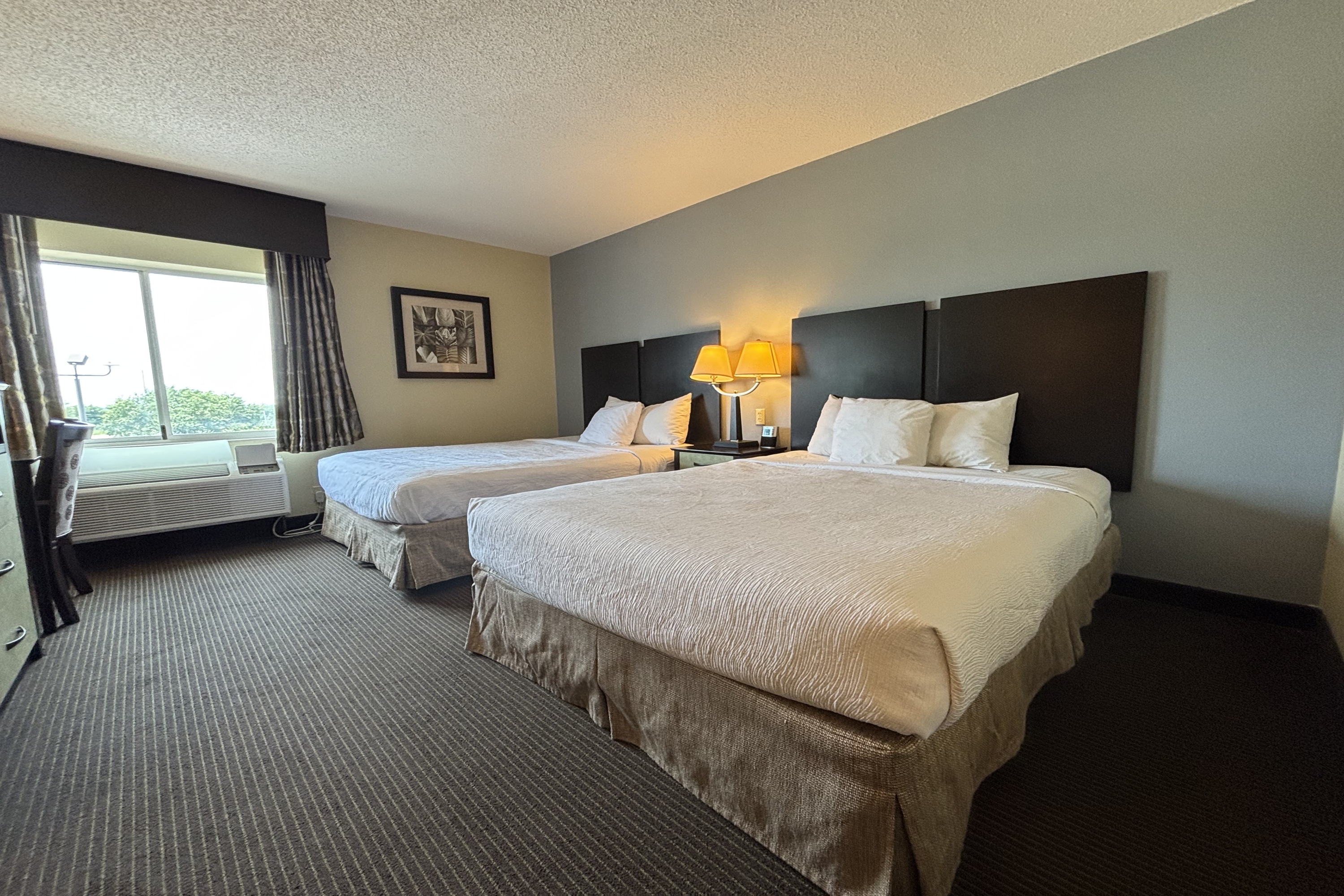 Guest room at the Baymont by Wyndham Dale in Dale, Indiana