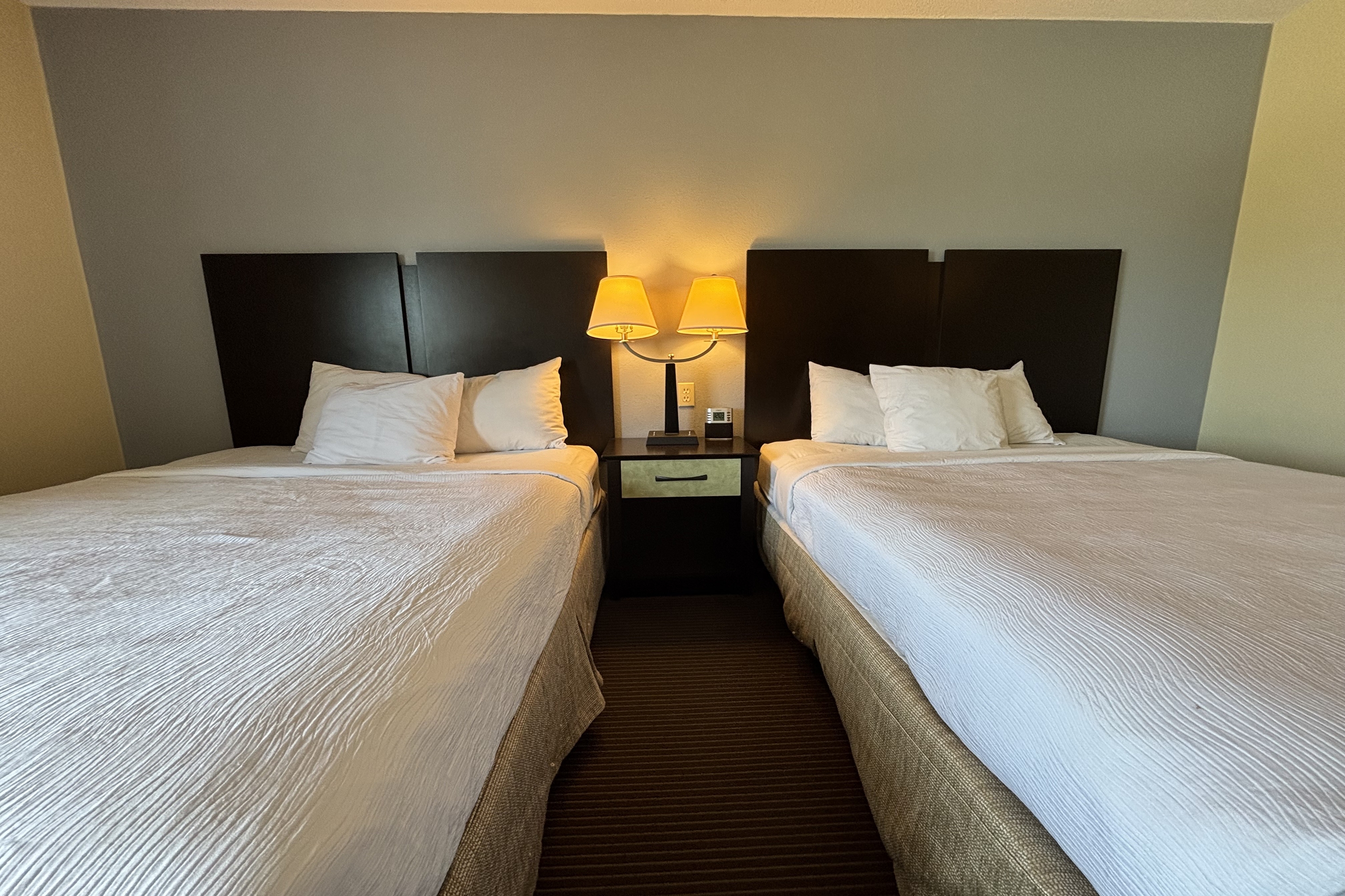 Guest room at the Baymont by Wyndham Dale in Dale, Indiana