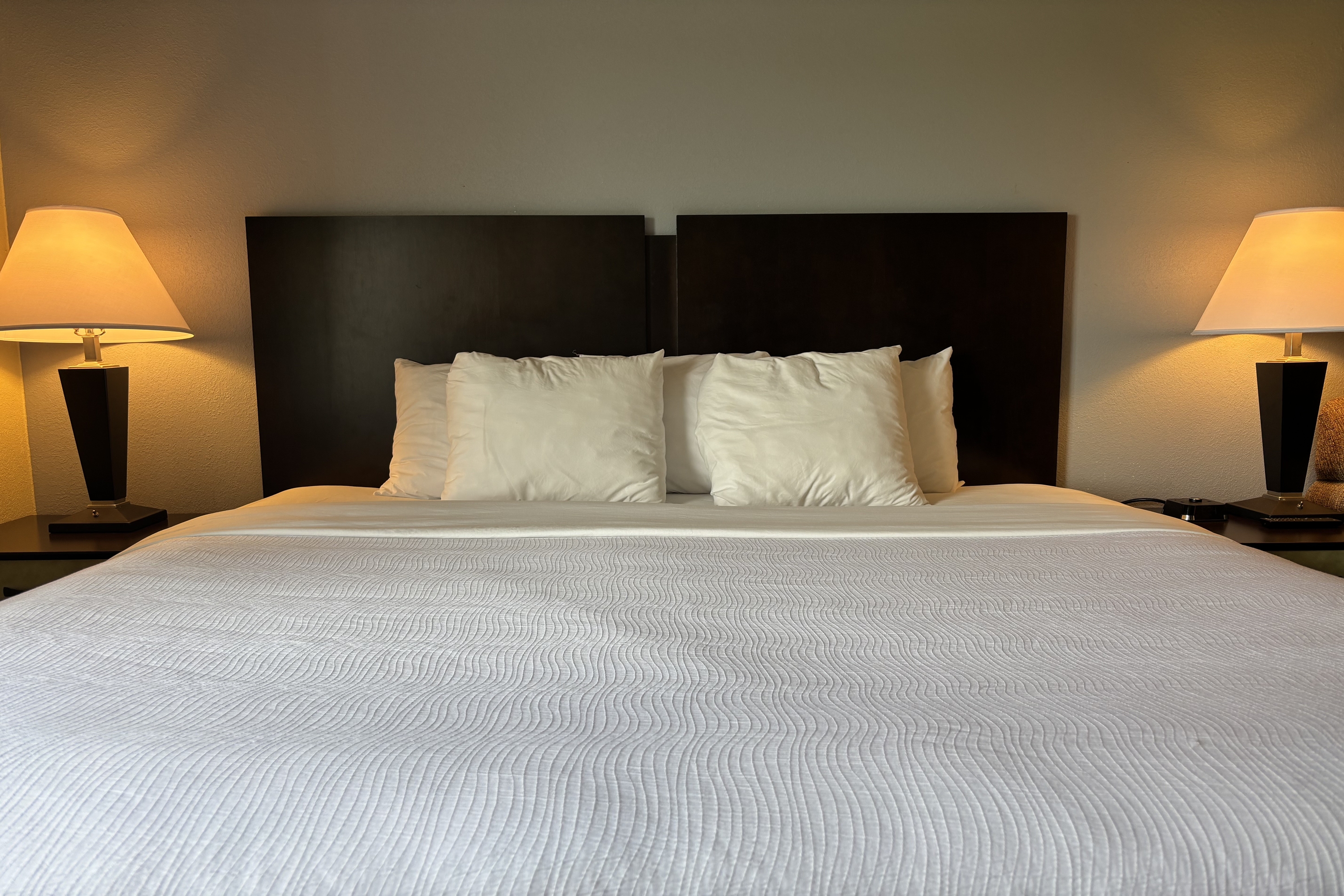 Guest room at the Baymont by Wyndham Dale in Dale, Indiana