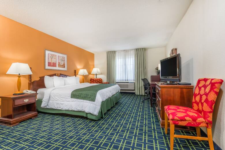 Guest room at the Baymont Inn & Suites Greensburg in Greensburg, Indiana