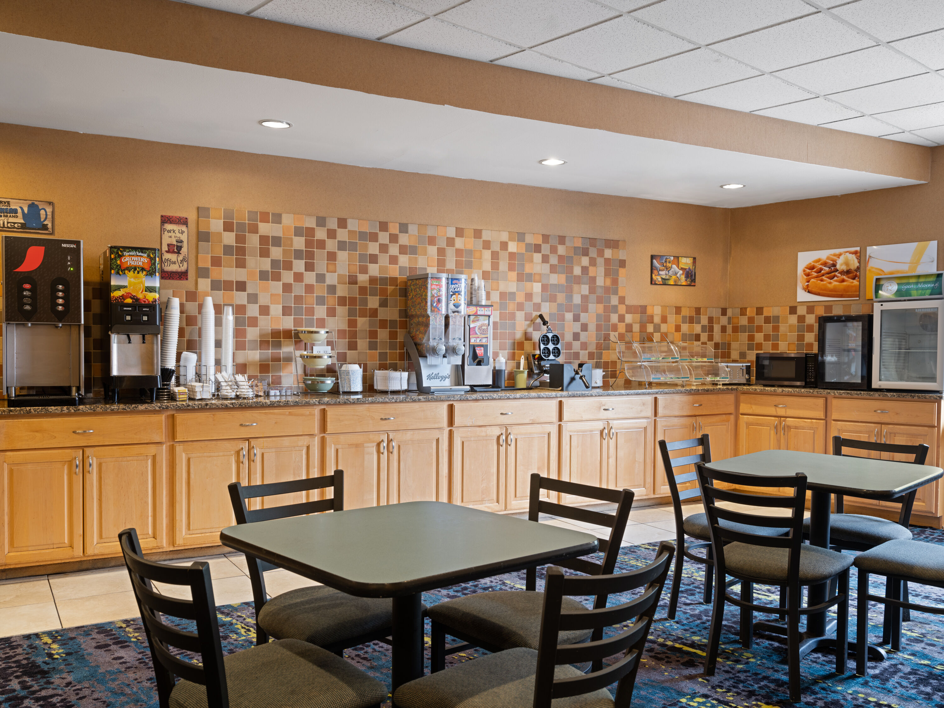 Free breakfast at Baymont by Wyndham Indianapolis East in Indianapolis, Indiana