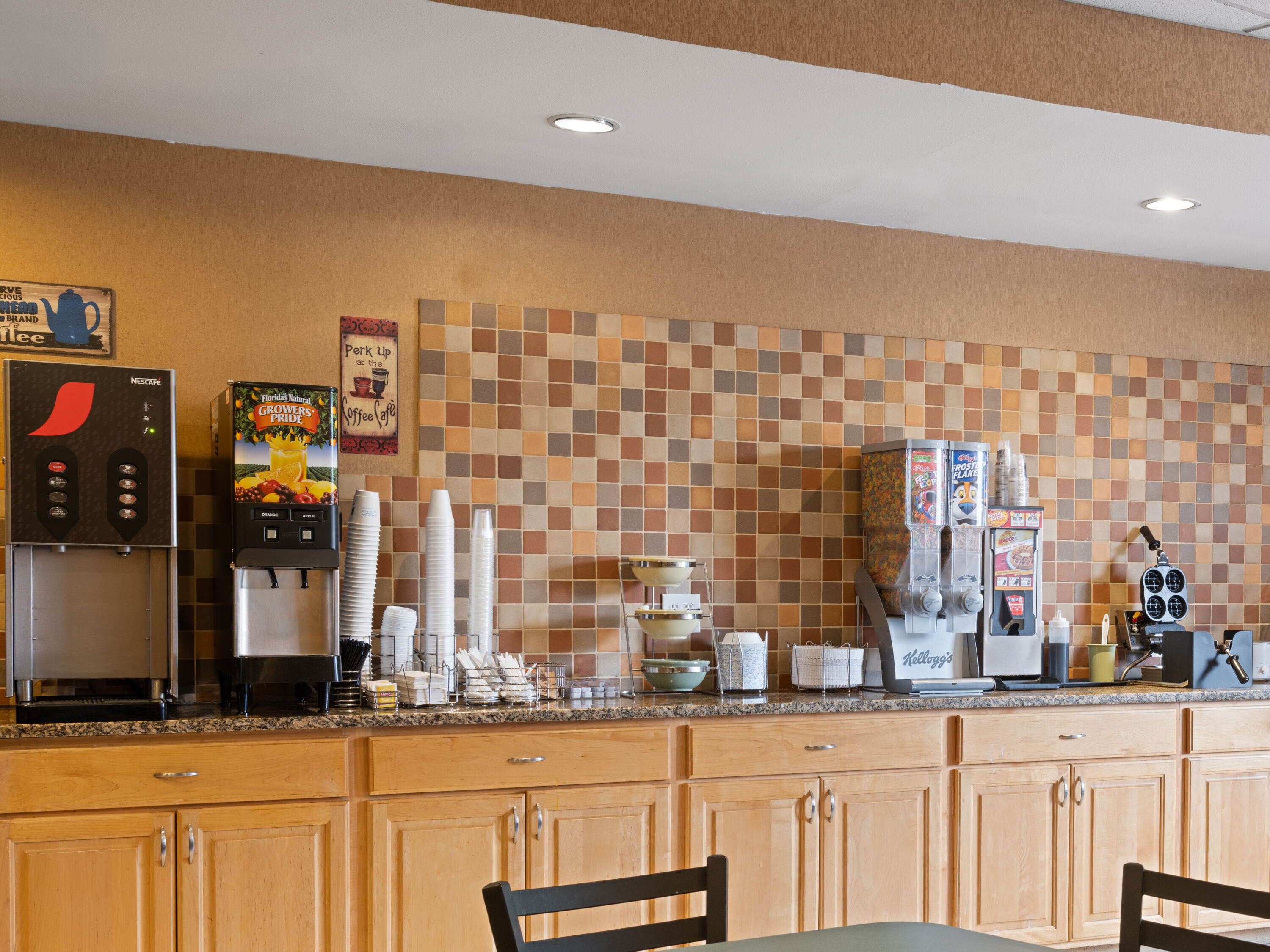 Free breakfast at Baymont by Wyndham Indianapolis East in Indianapolis, Indiana