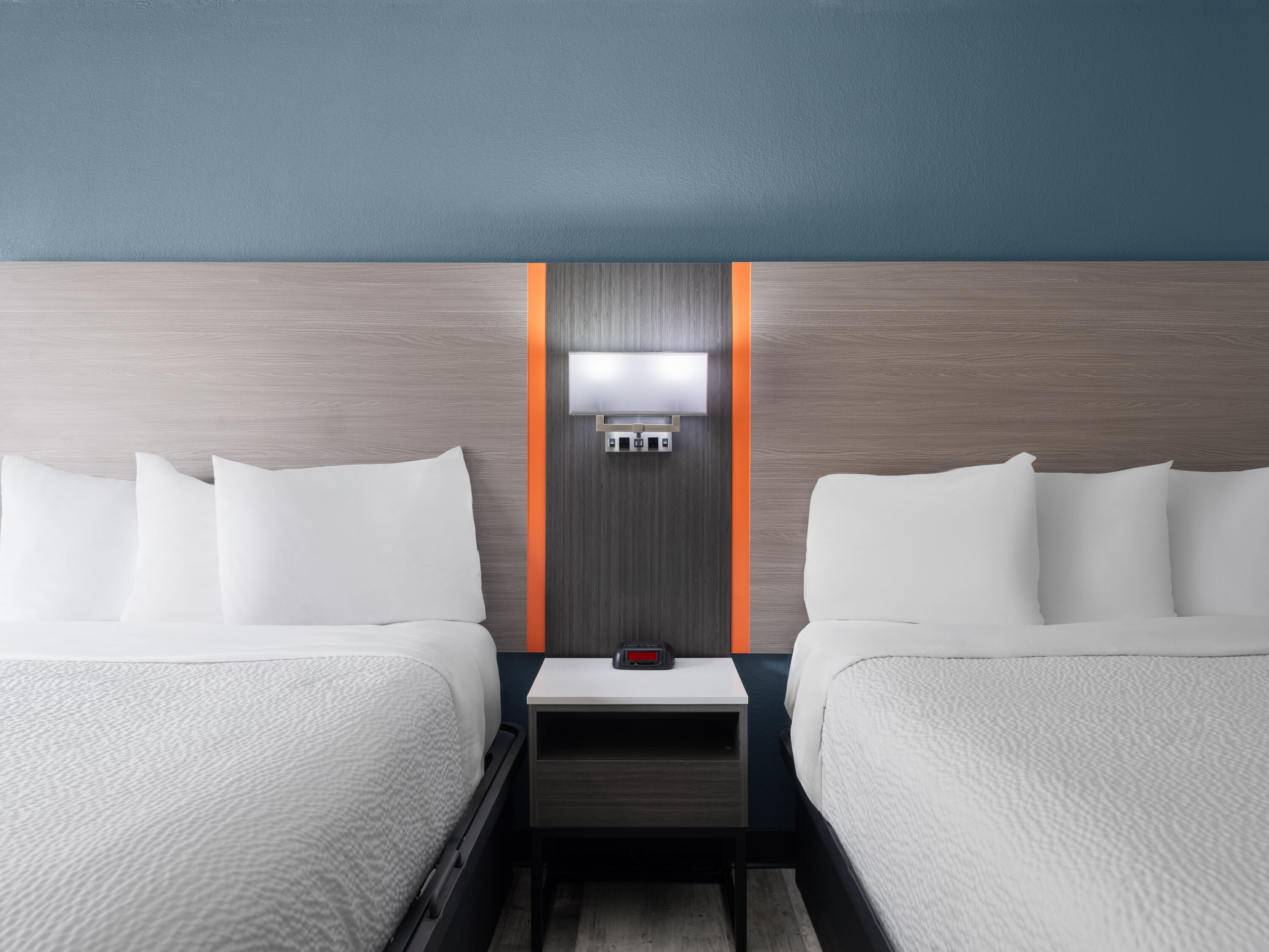 Guest room at the Baymont by Wyndham Indianapolis East in Indianapolis, Indiana