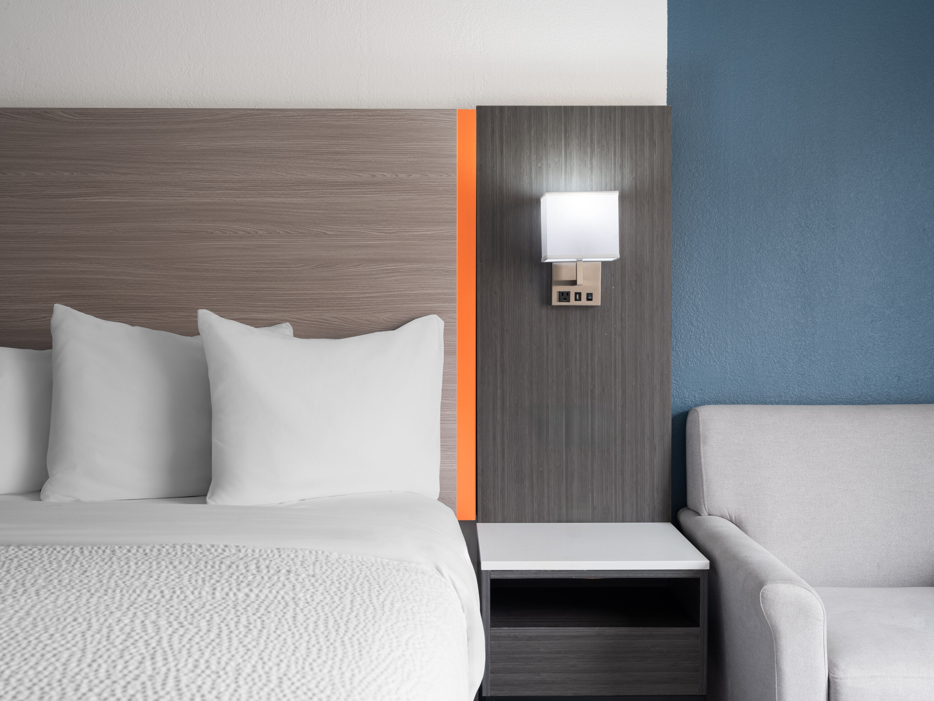 Guest room at the Baymont by Wyndham Indianapolis East in Indianapolis, Indiana