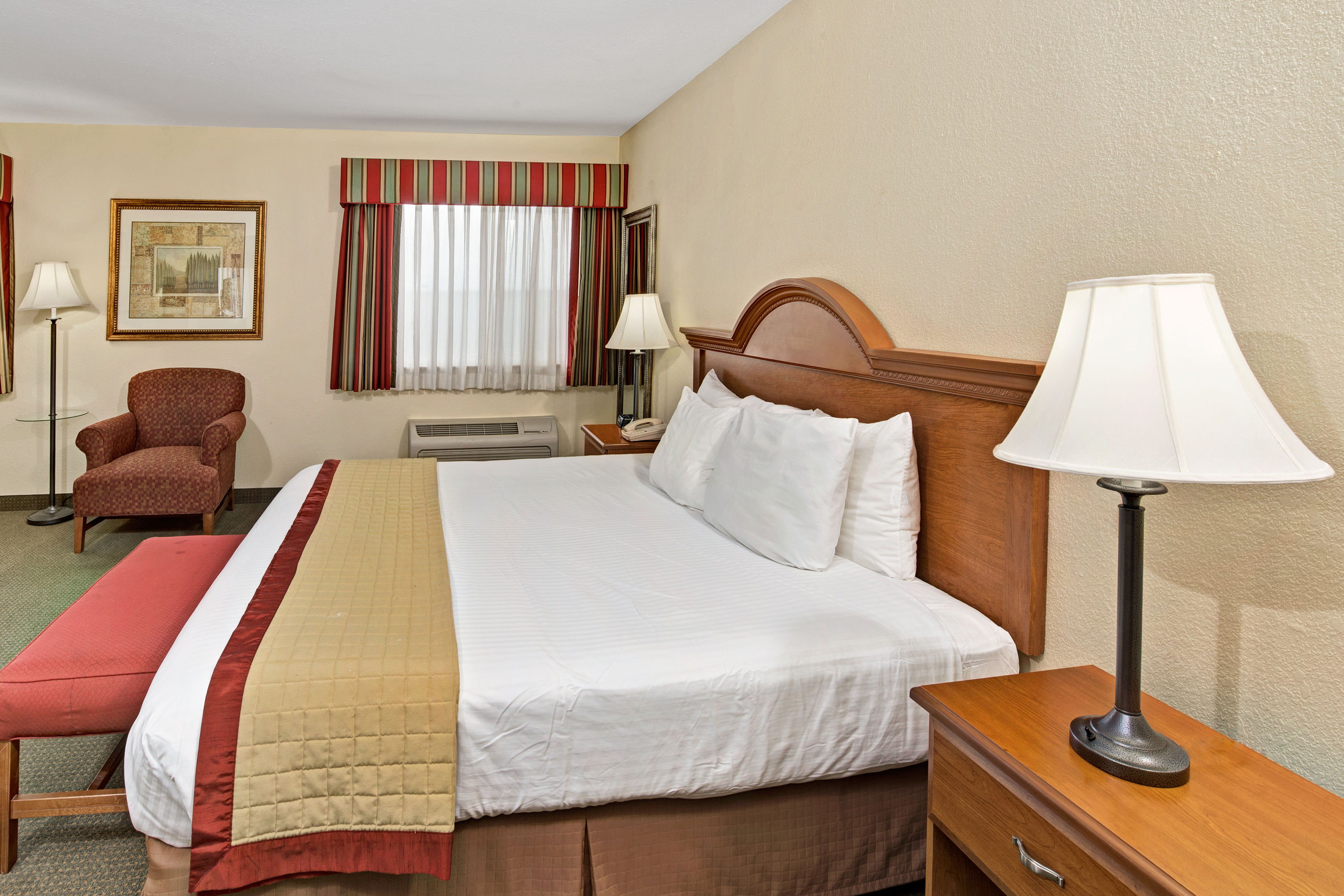 Guest room at the Baymont Inn & Suites Indianapolis in Indianapolis, Indiana