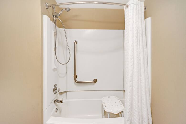 Guest room at the Baymont Inn & Suites Indianapolis West in Indianapolis, Indiana