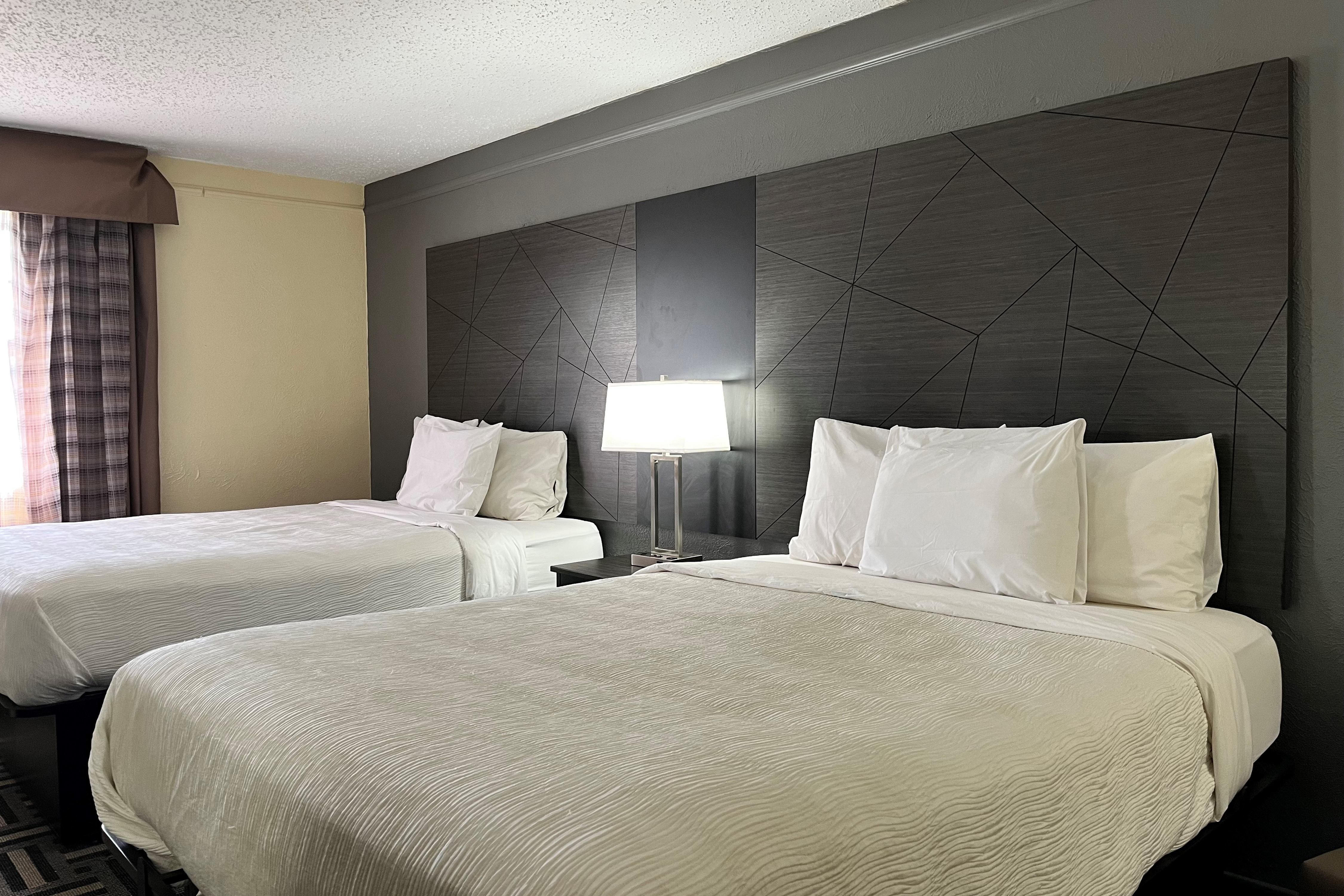 Guest room at the Baymont by Wyndham Indianapolis Airport Lynhurst in Indianapolis, Indiana