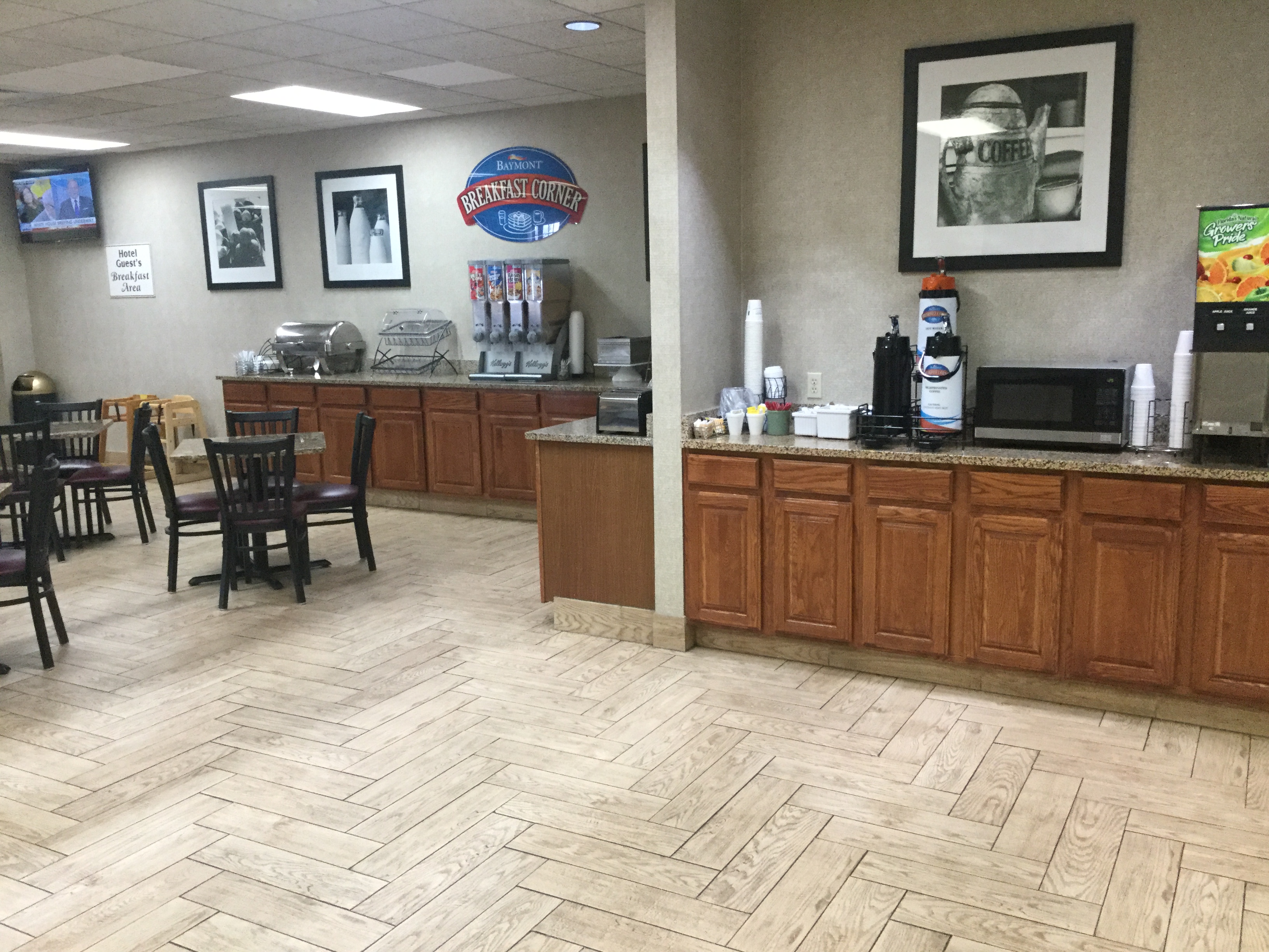 Free breakfast at Baymont by Wyndham Michigan City in Michigan City, Indiana