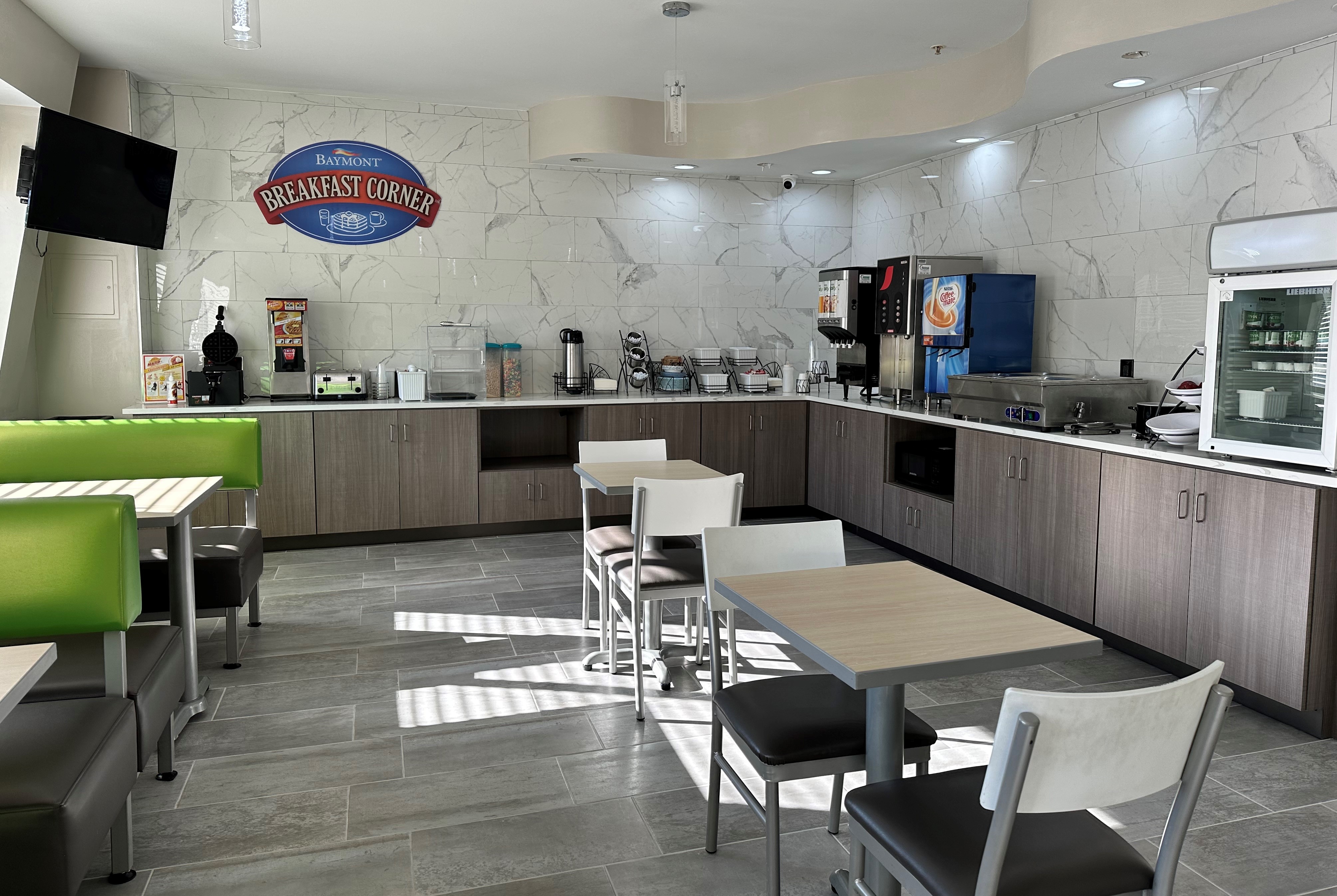 Free breakfast at Baymont by Wyndham Noblesville in Noblesville, Indiana