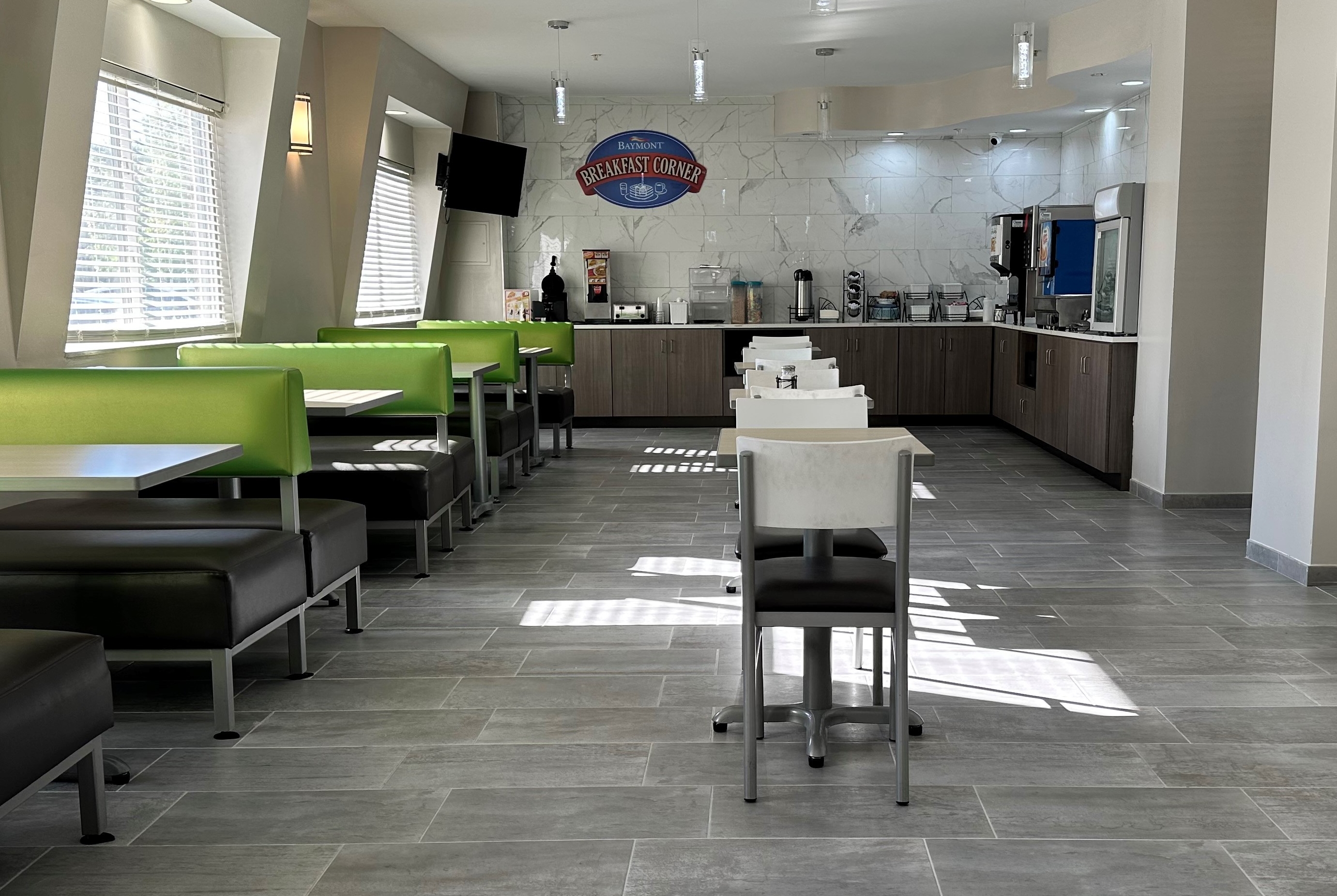 Free breakfast at Baymont by Wyndham Noblesville in Noblesville, Indiana