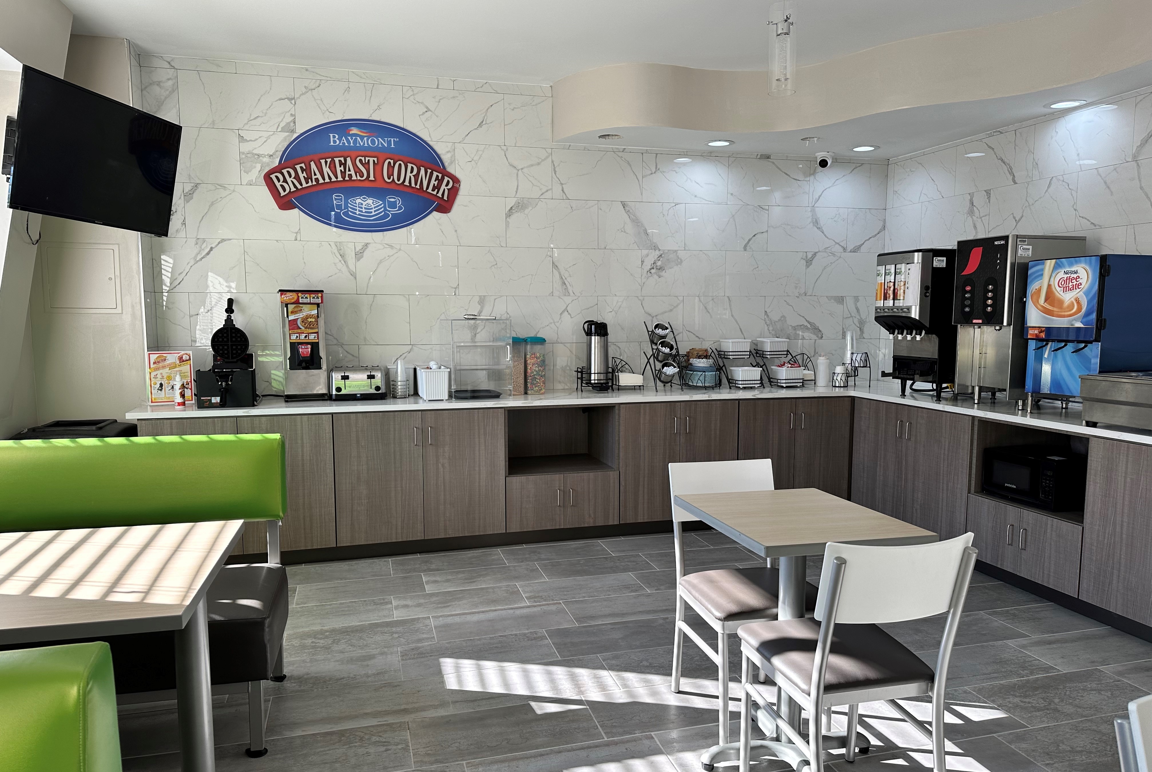 Free breakfast at Baymont by Wyndham Noblesville in Noblesville, Indiana