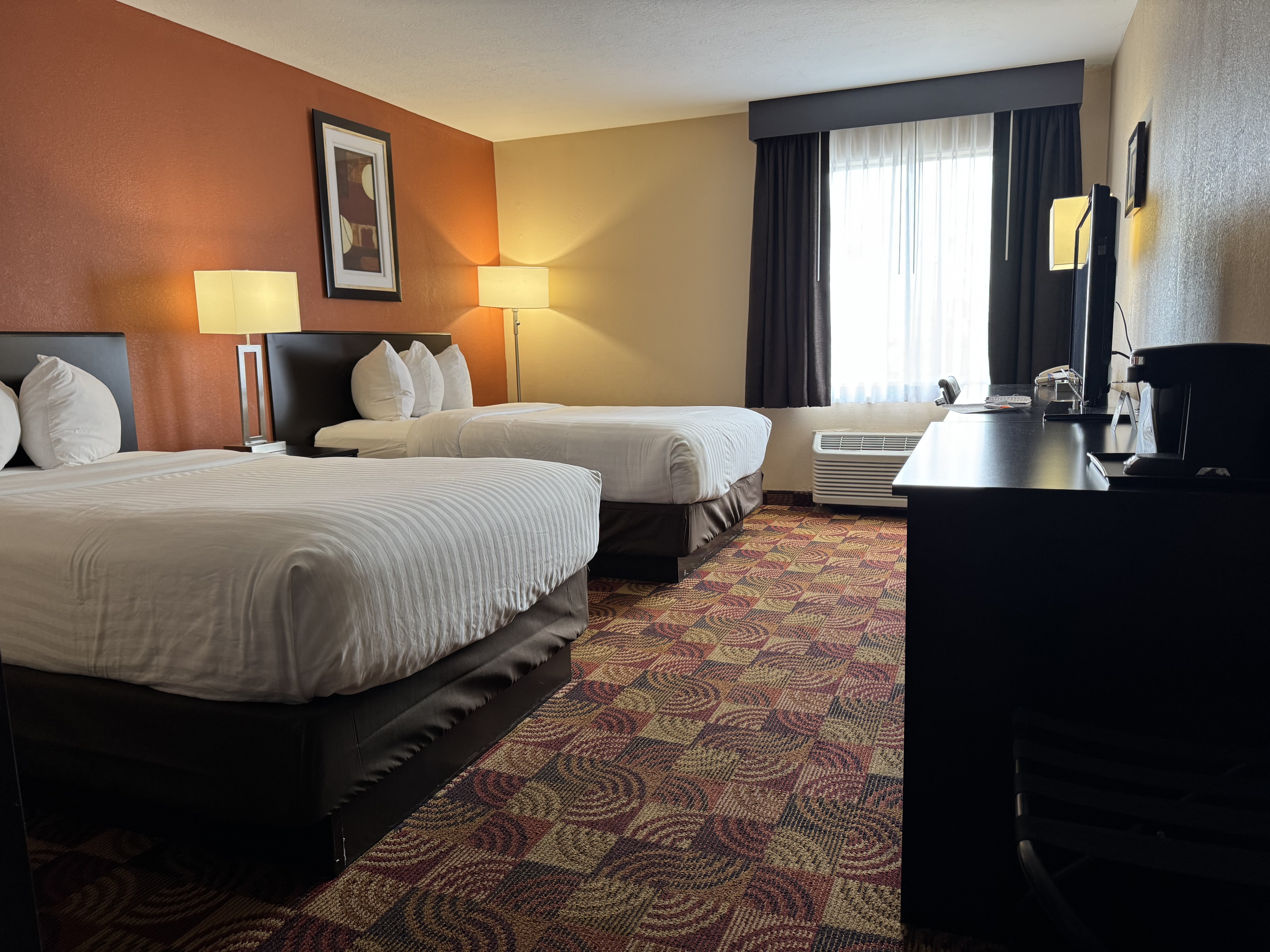 Guest room at the Baymont by Wyndham Plainfield/ Indianapolis Arpt Area in Plainfield, Indiana