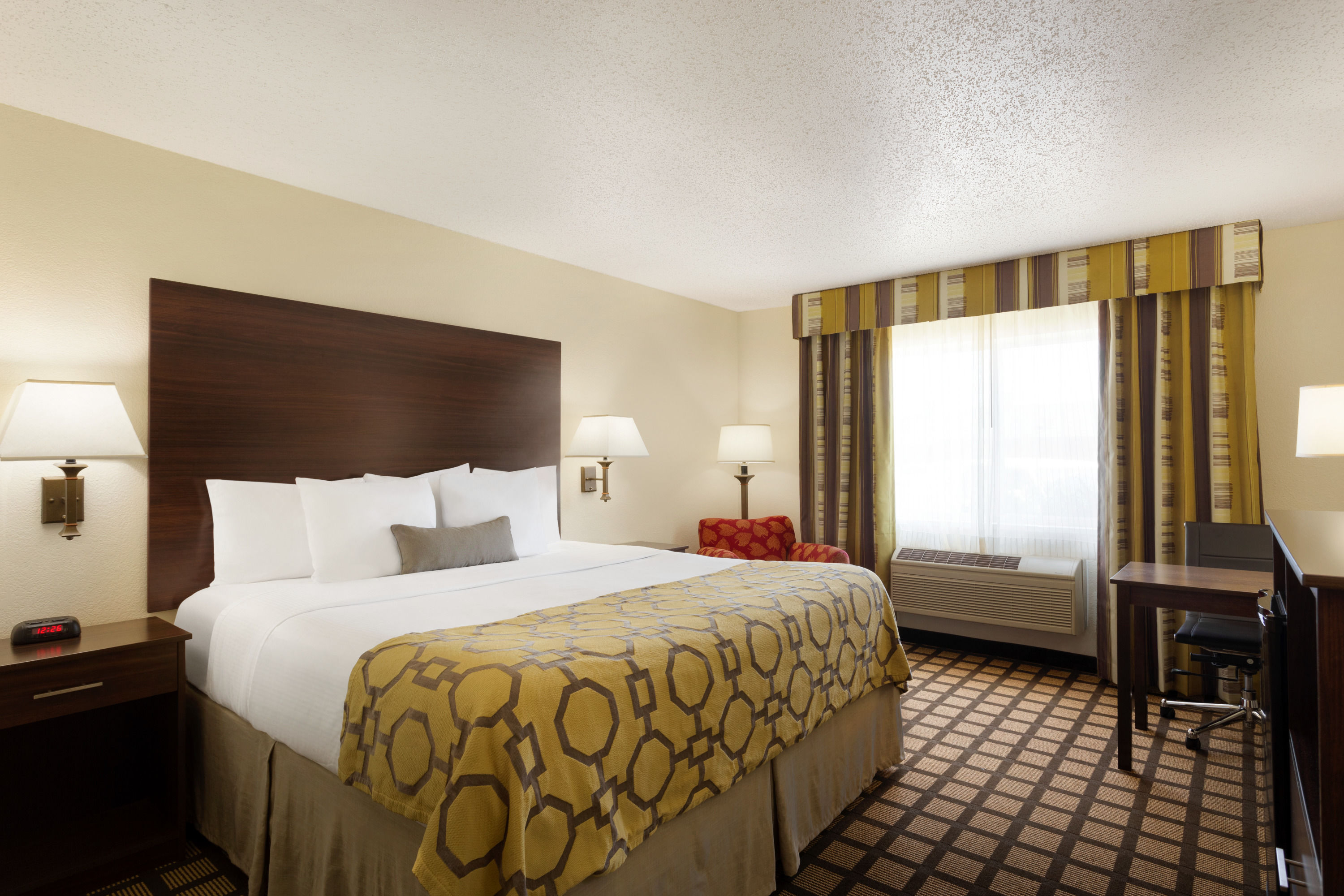 Guest room at the Baymont by Wyndham Salina in Salina, Kansas
