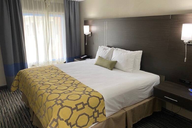Guest room at the Baymont Inn & Suites Topeka in Topeka, Kansas
