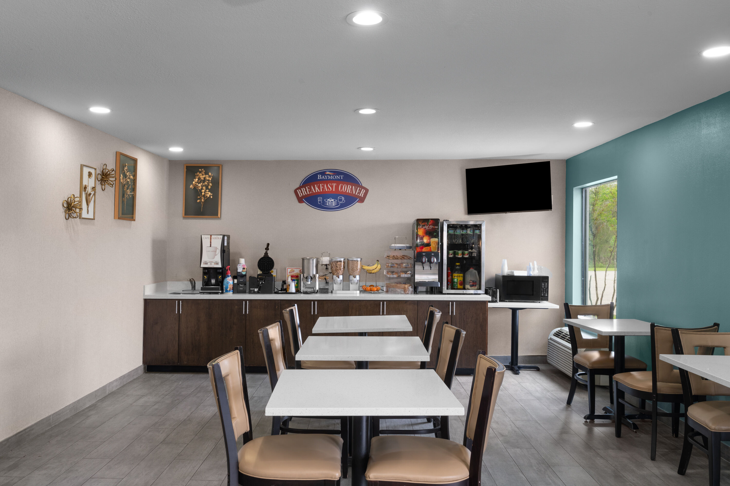 Free breakfast at Baymont by Wyndham Iowa Lake Charles in Iowa, Louisiana
