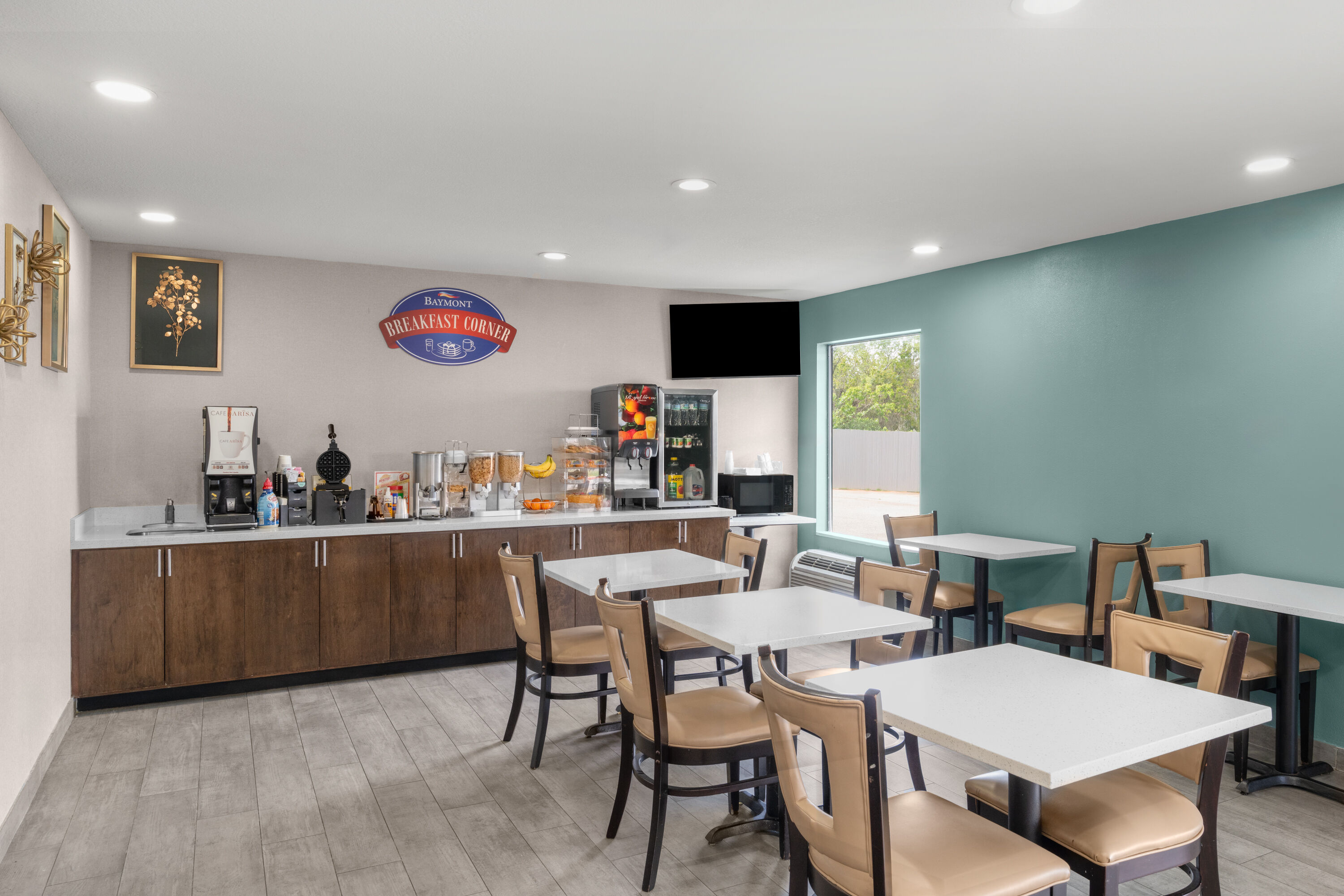 Free breakfast at Baymont by Wyndham Iowa Lake Charles in Iowa, Louisiana