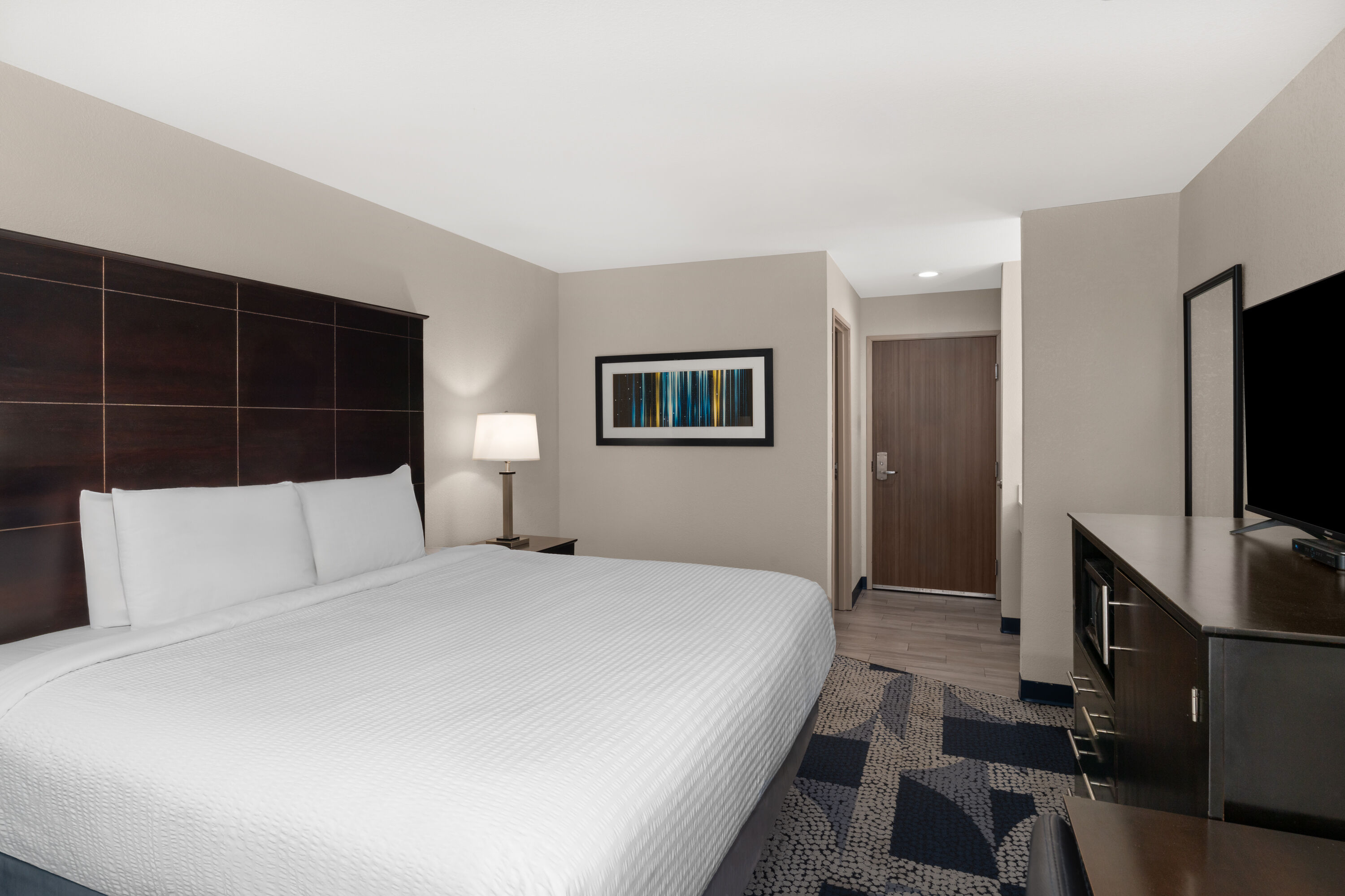 Guest room at the Baymont by Wyndham Iowa Lake Charles in Iowa, Louisiana