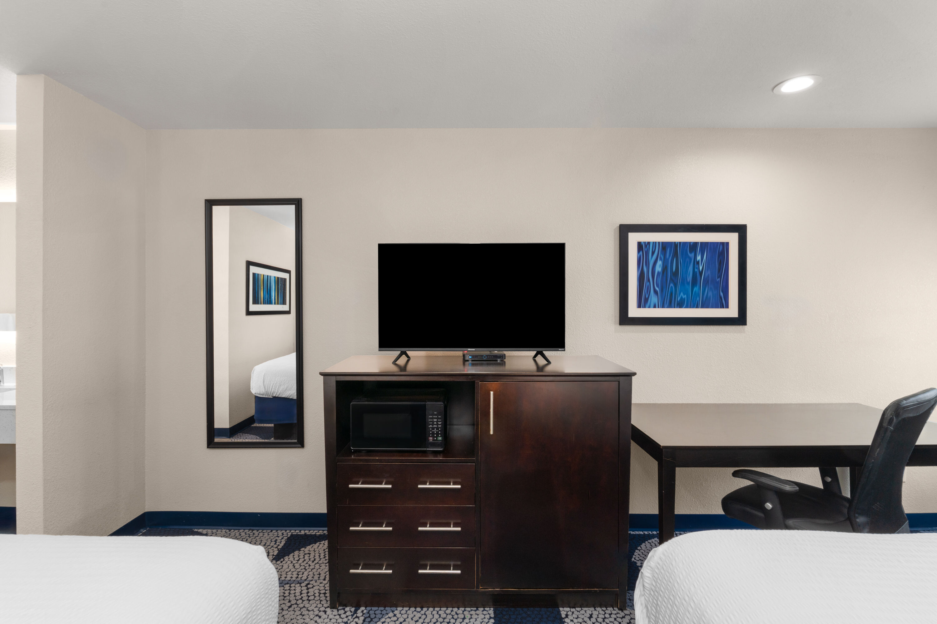 Guest room at the Baymont by Wyndham Iowa Lake Charles in Iowa, Louisiana