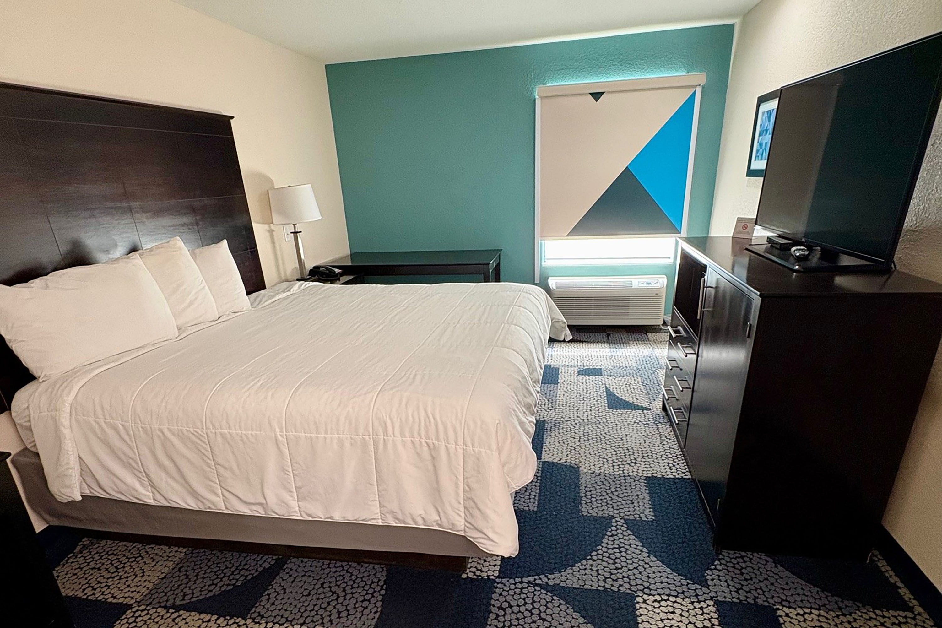 Guest room at the Baymont by Wyndham Iowa Lake Charles in Iowa, Louisiana