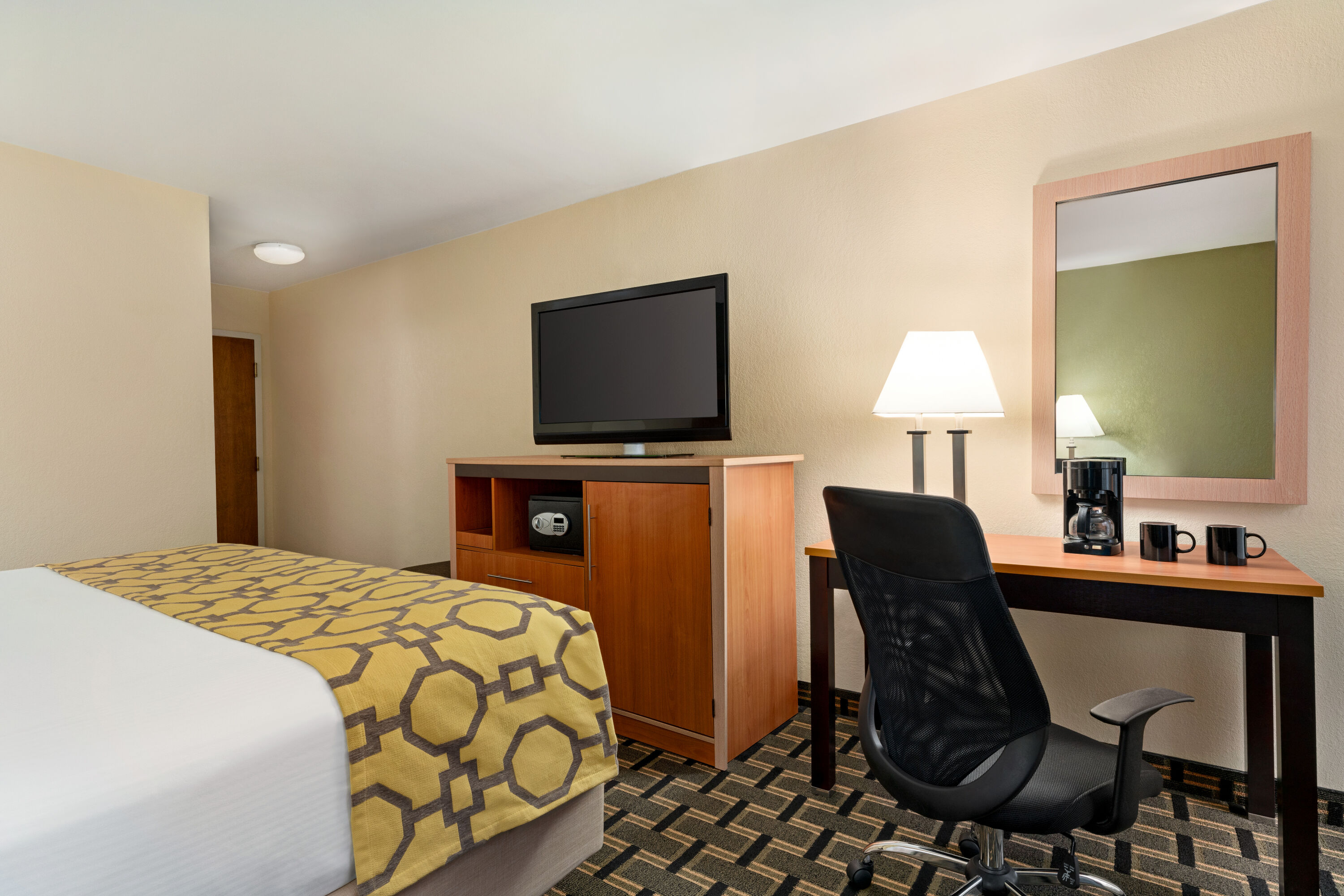 Guest room at the Baymont by Wyndham North Dartmouth / Fall River in North Dartmouth, Massachusetts