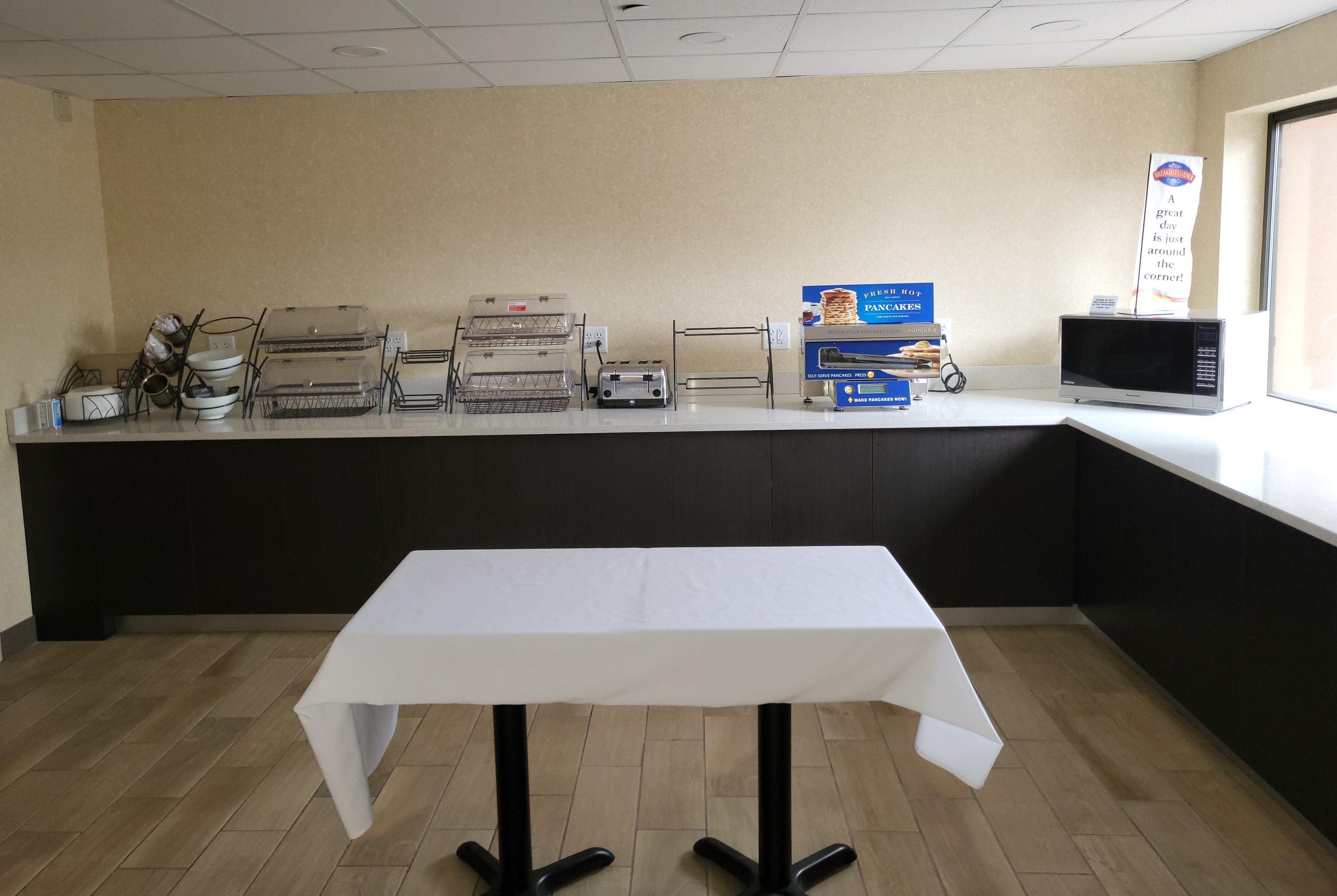 Free breakfast at Baymont by Wyndham Bridgeport/Frankenmuth in Bridgeport, Michigan