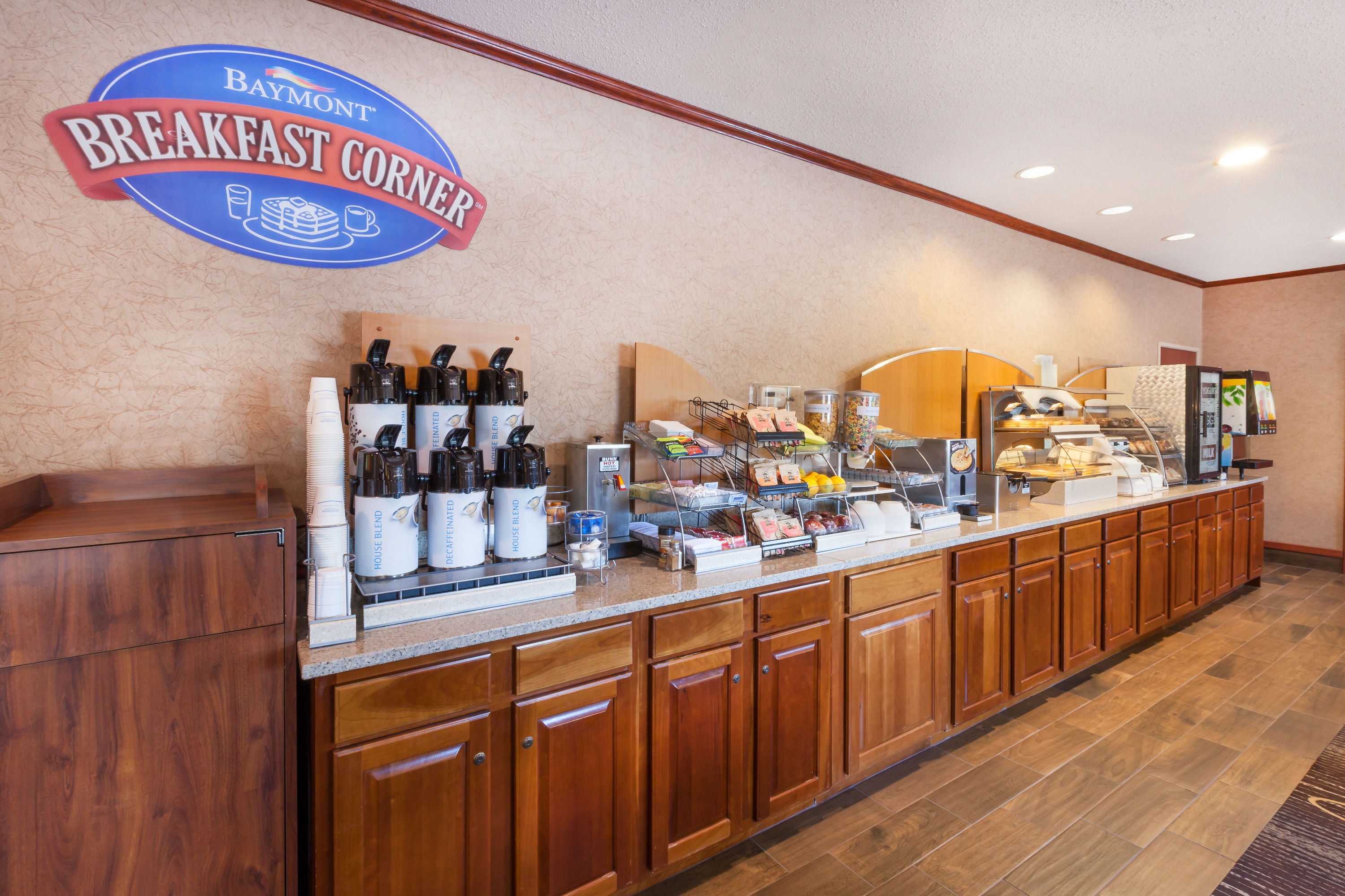 Free breakfast at Baymont by Wyndham Chelsea in Chelsea, Michigan