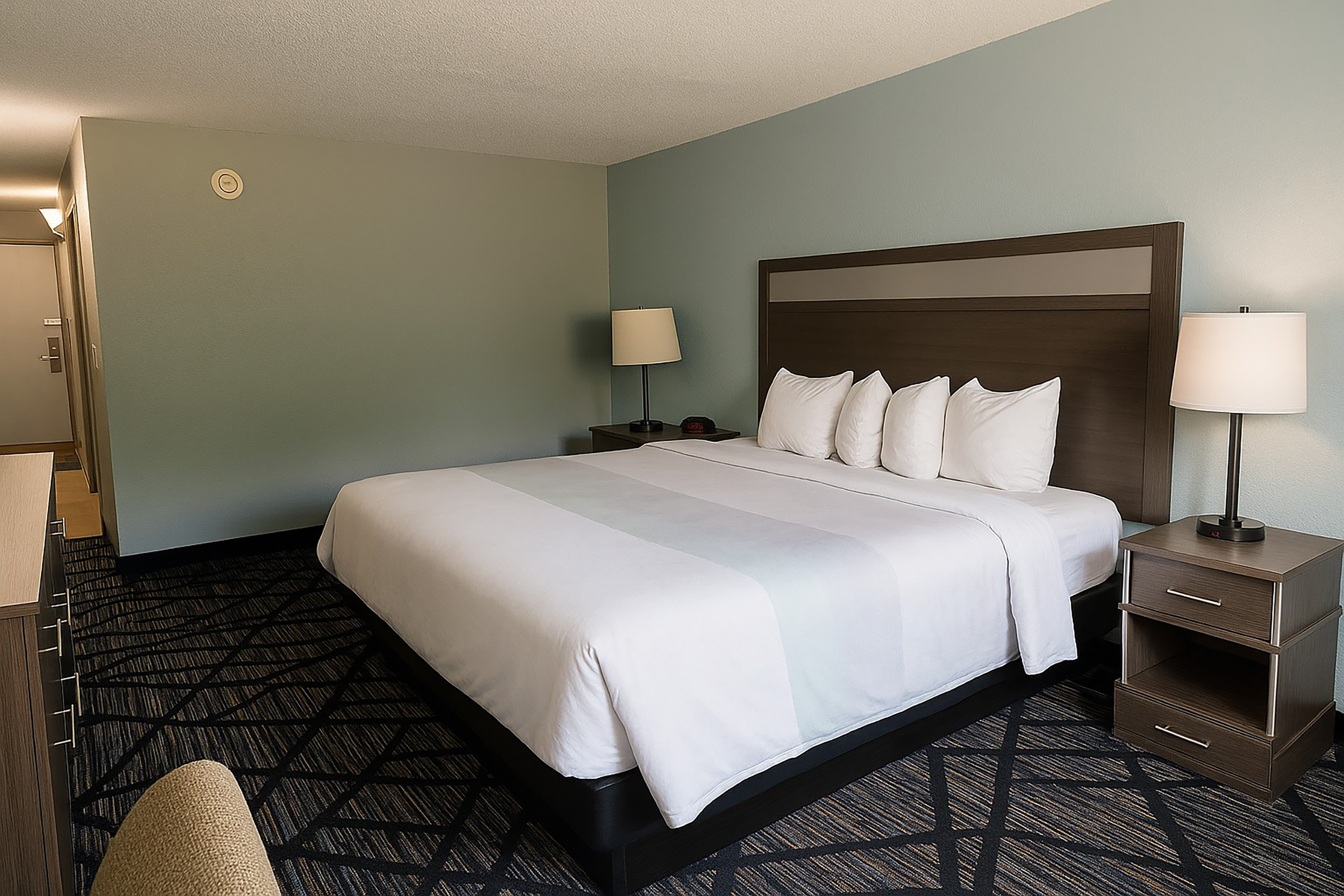 Guest room at the Baymont by Wyndham Coldwater in Coldwater, Michigan