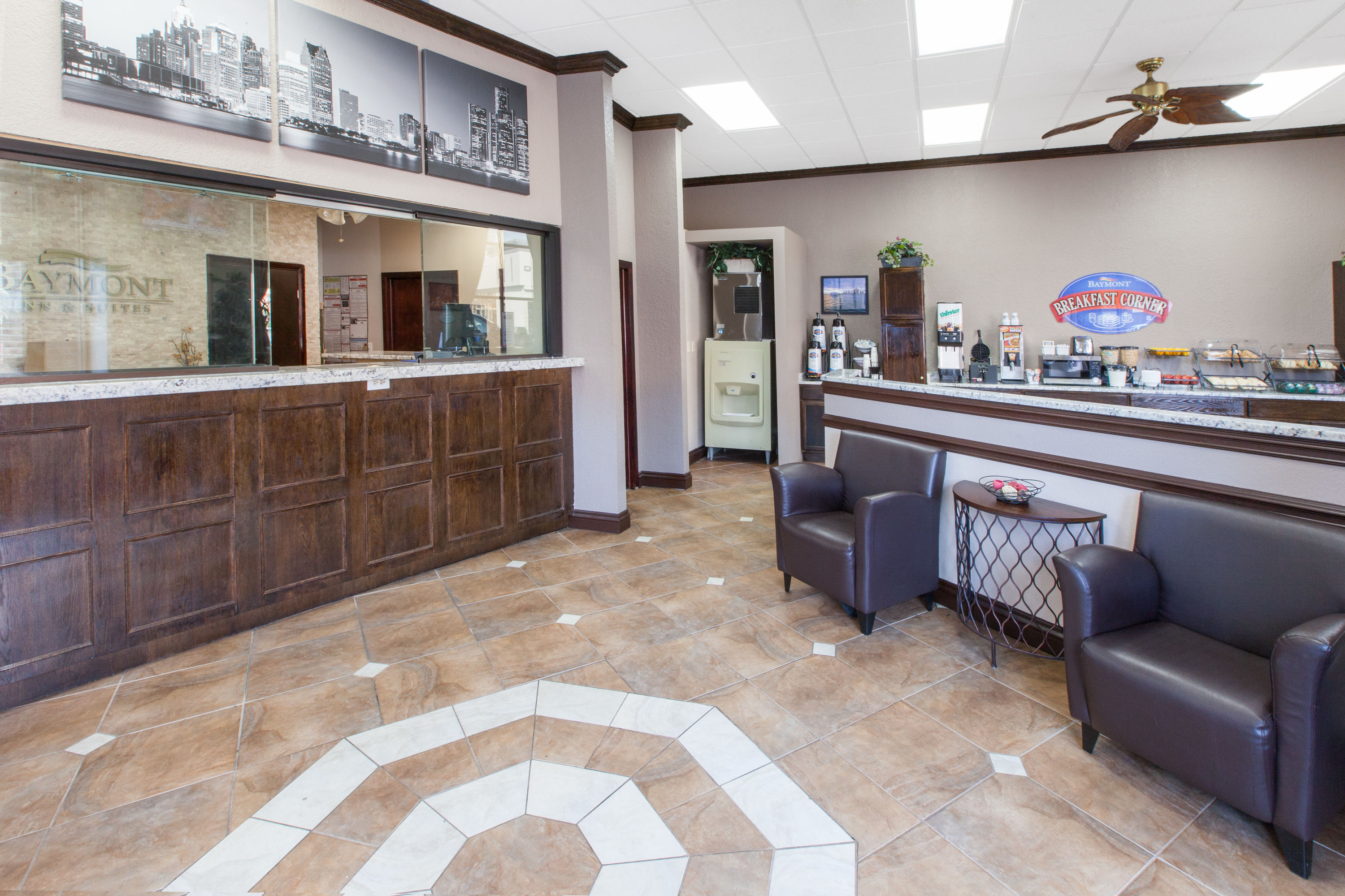 Free breakfast at Baymont by Wyndham Downtown Detroit in Detroit, Michigan