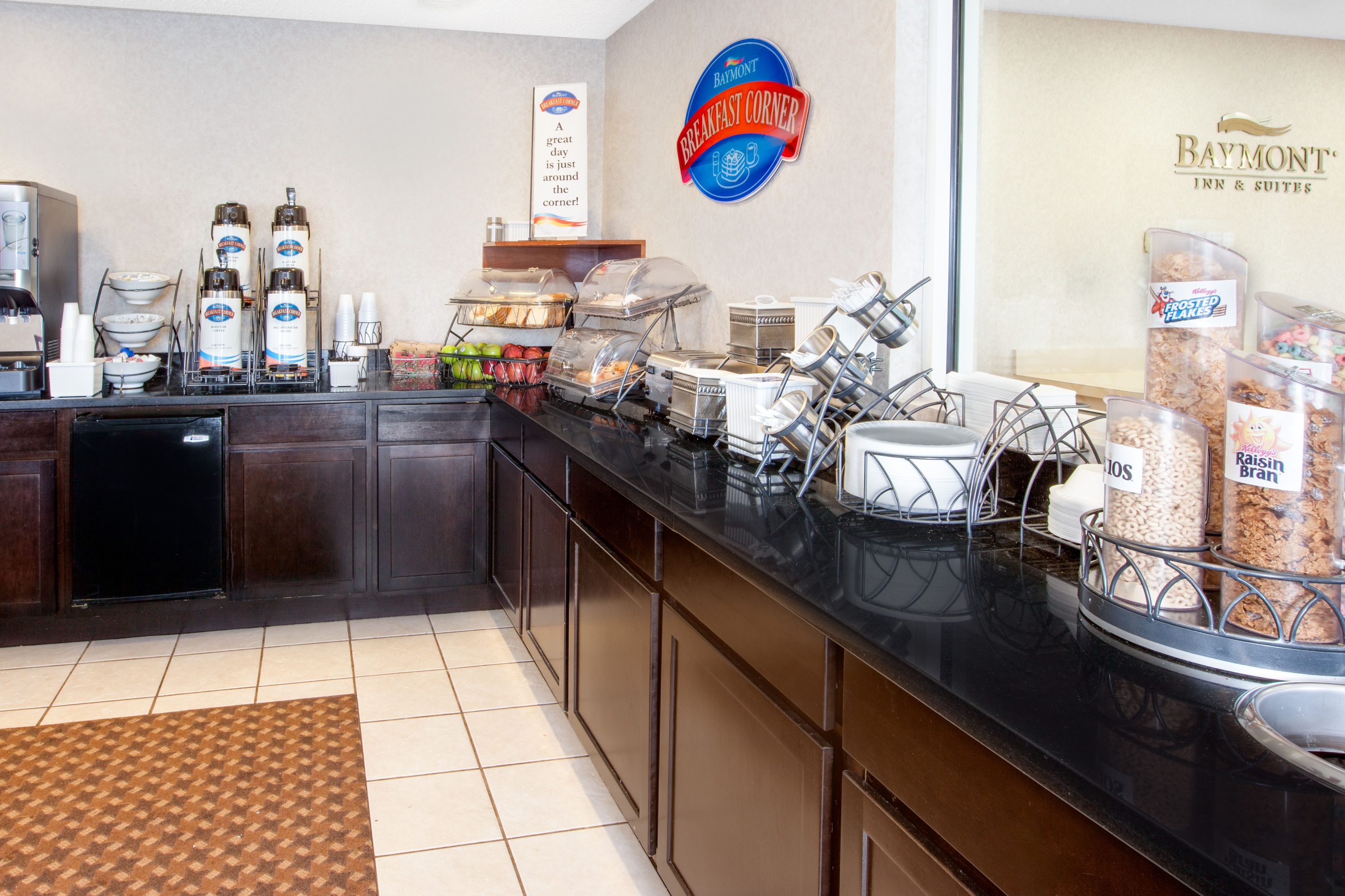 Free breakfast at Baymont by Wyndham Howell/Brighton in Howell, Michigan