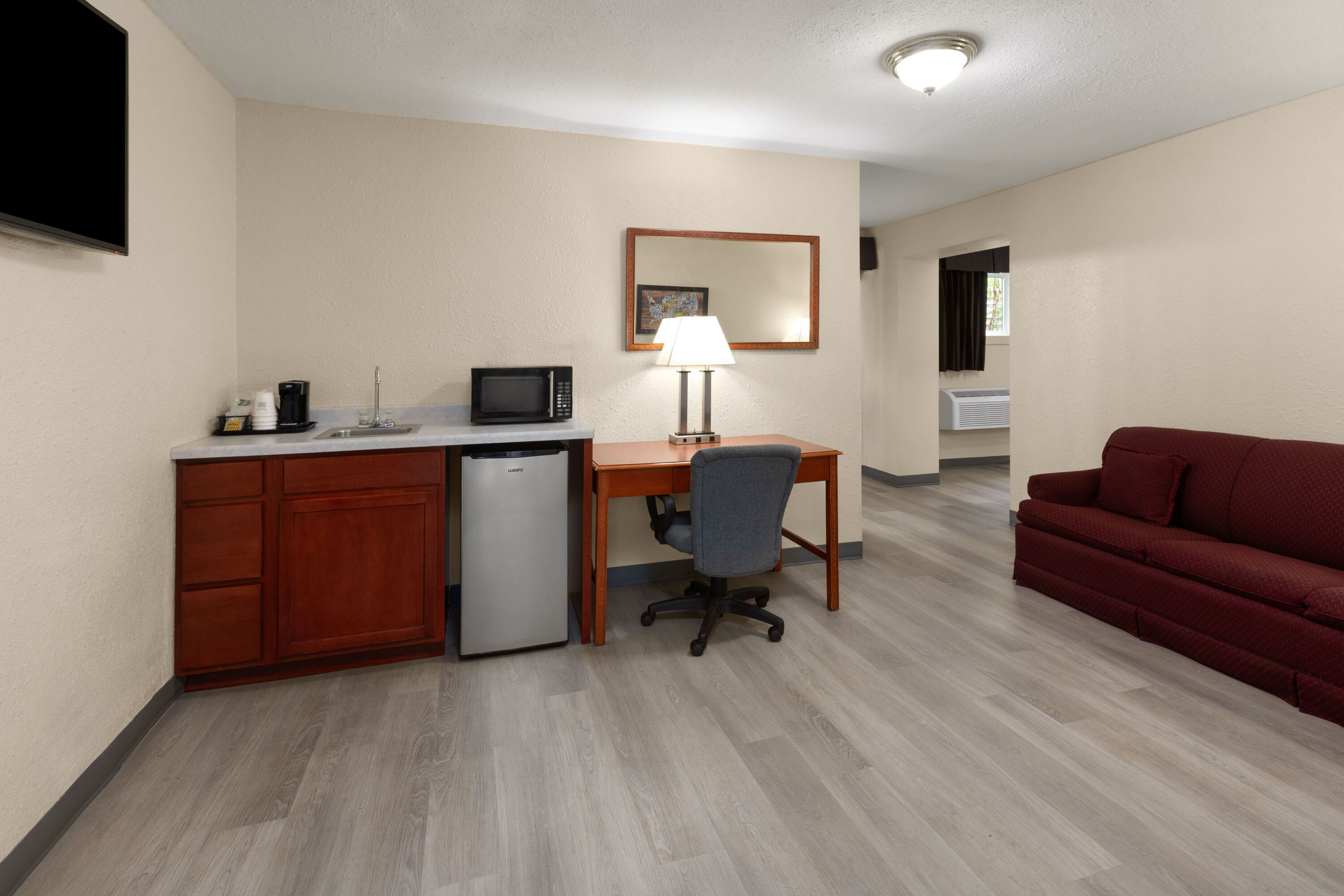 Baymont by Wyndham Iron Mountain suite in Iron Mountain, Michigan