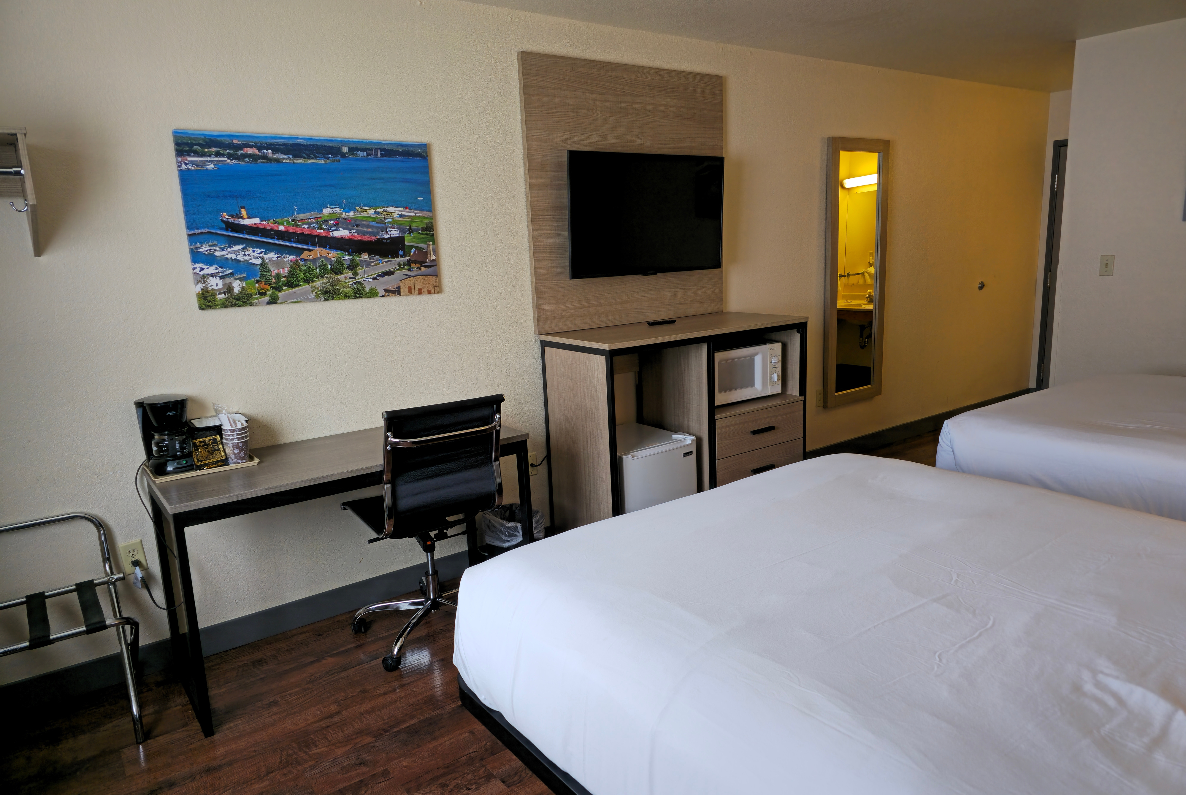 Guest room at the Baymont by Wyndham Sault Ste Marie MI in Sault Sainte Marie, Michigan