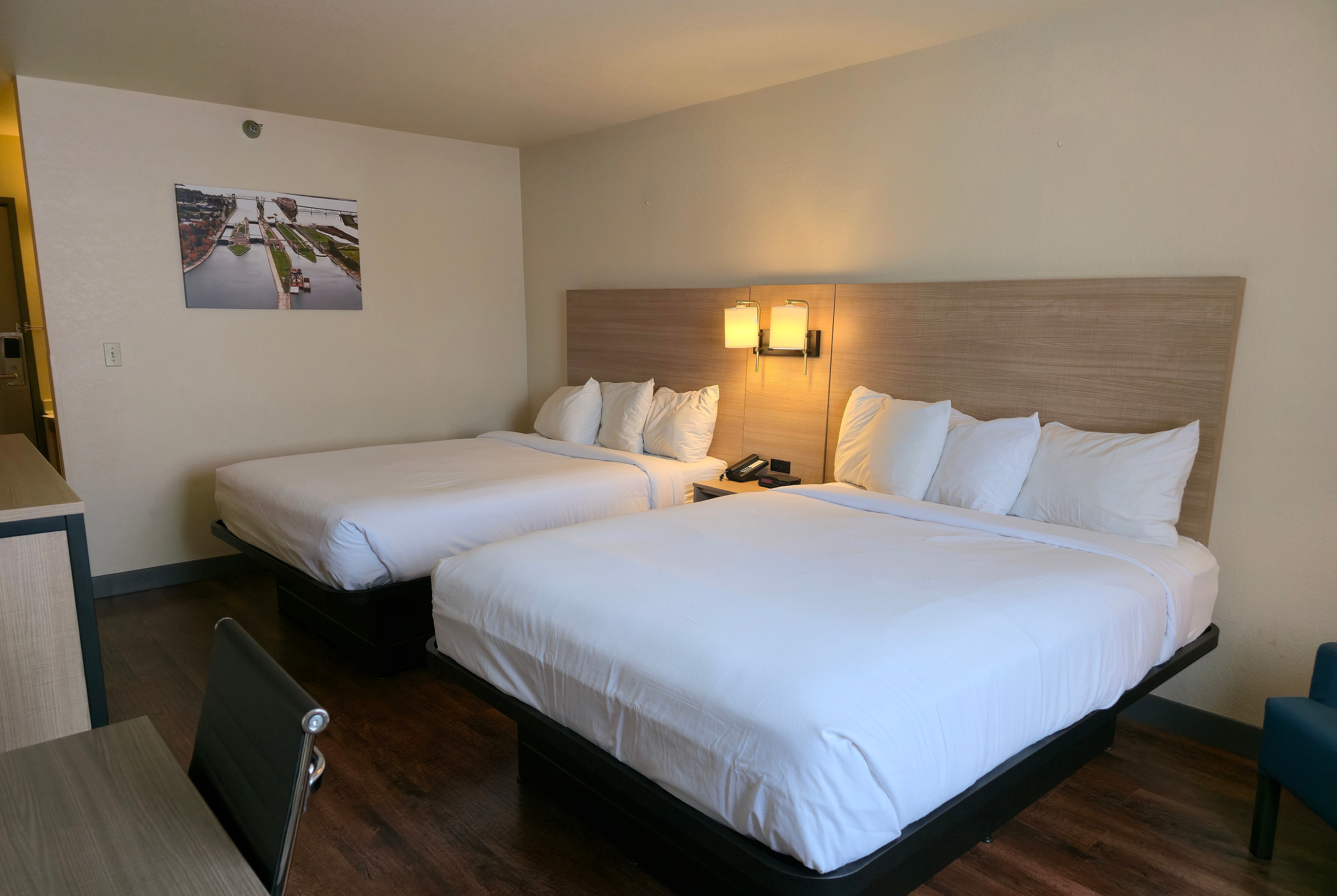 Guest room at the Baymont by Wyndham Sault Ste Marie MI in Sault Sainte Marie, Michigan