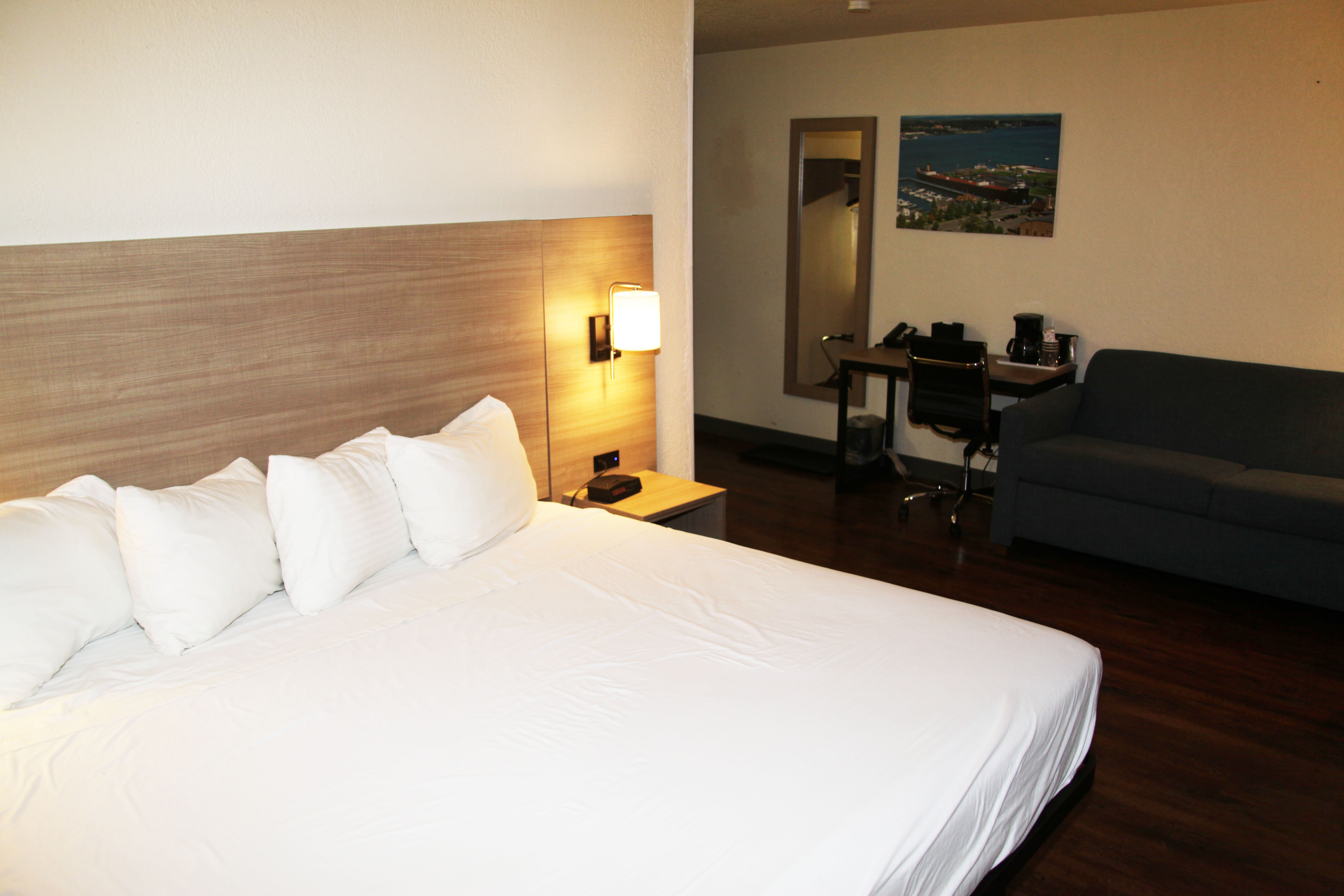 Guest room at the Baymont by Wyndham Sault Ste Marie MI in Sault Sainte Marie, Michigan