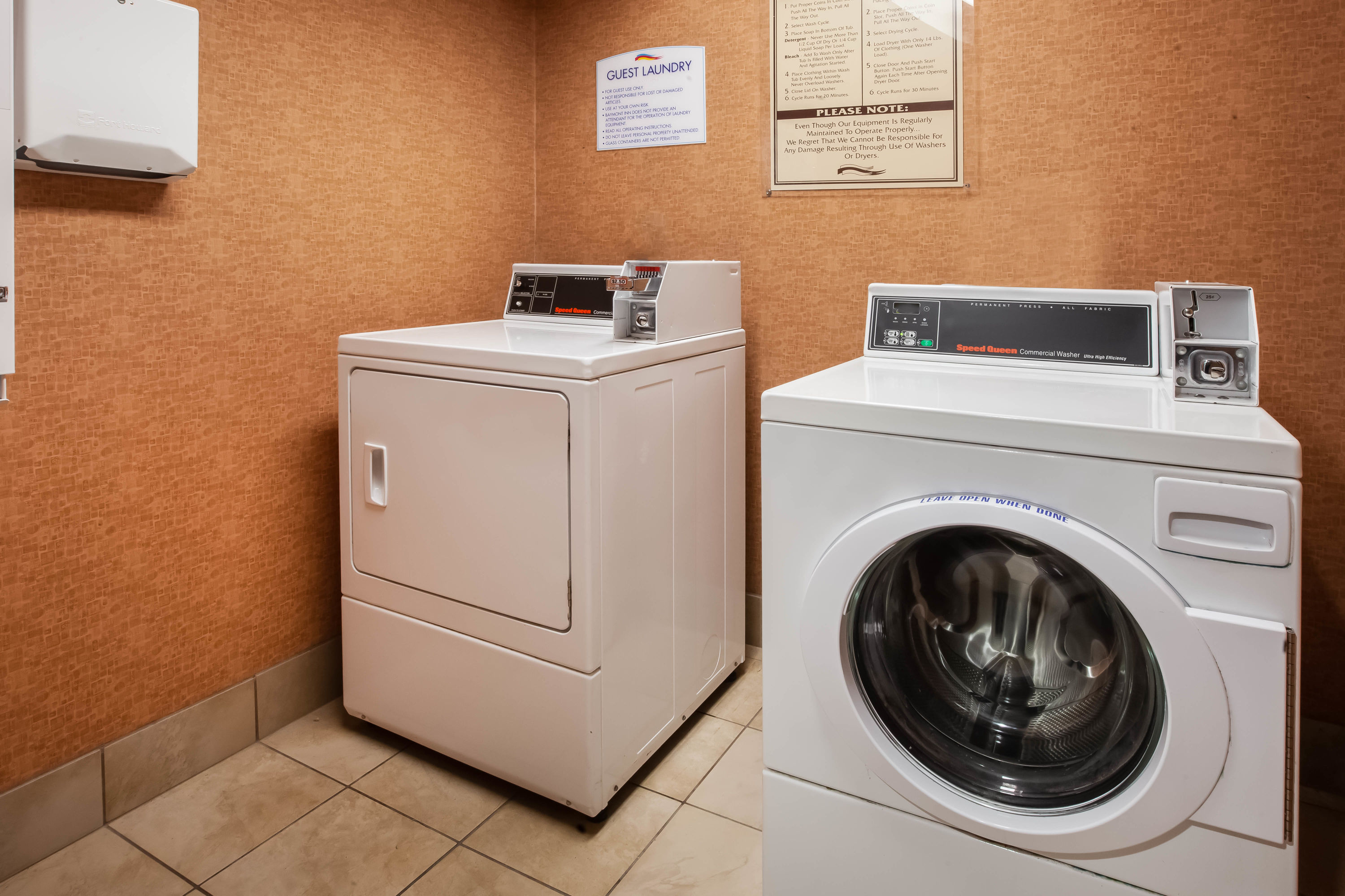 Laundry facilities at Baymont by Wyndham Traverse City in Traverse City, Michigan