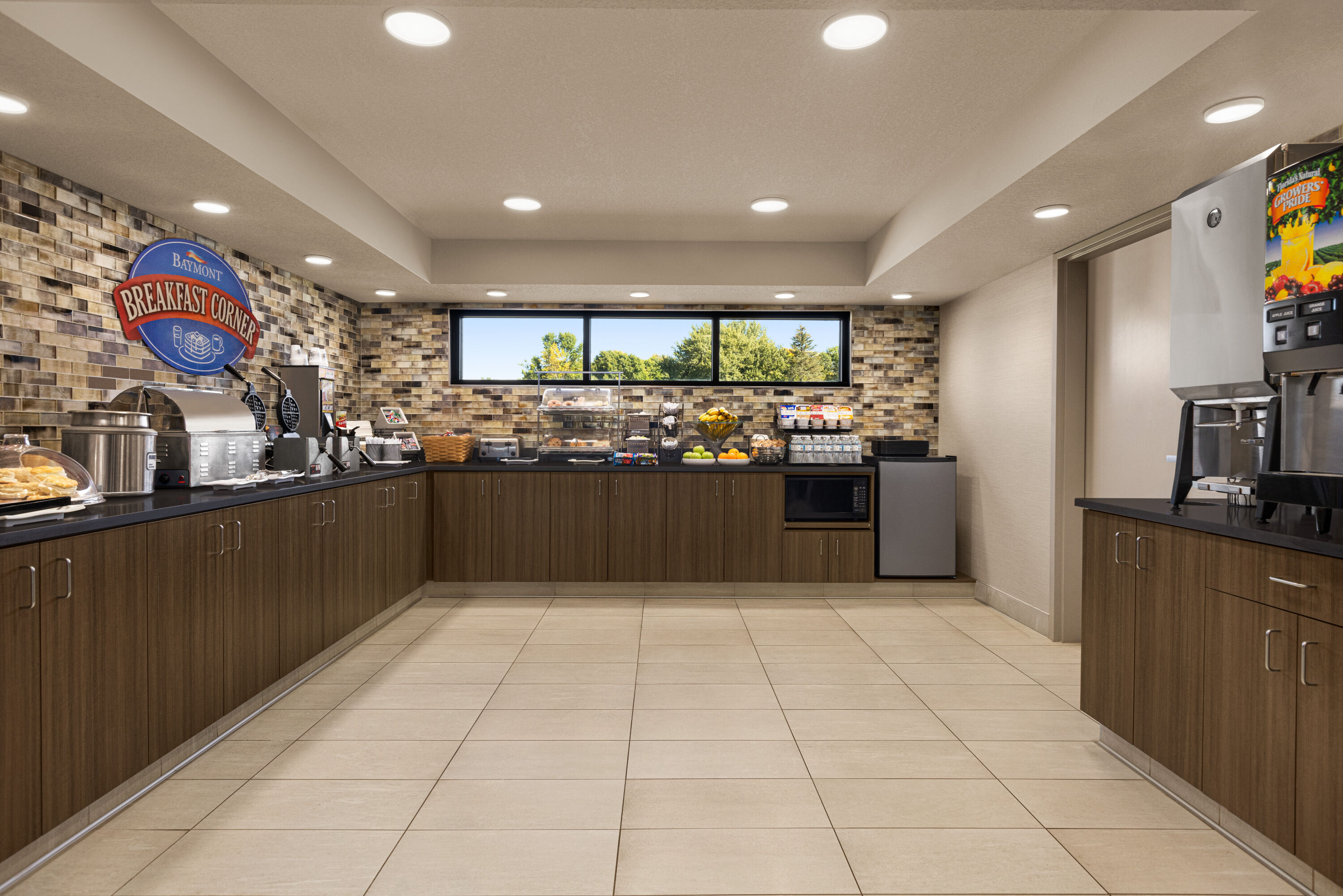 Free breakfast at Baymont by Wyndham Owatonna in Owatonna, Minnesota